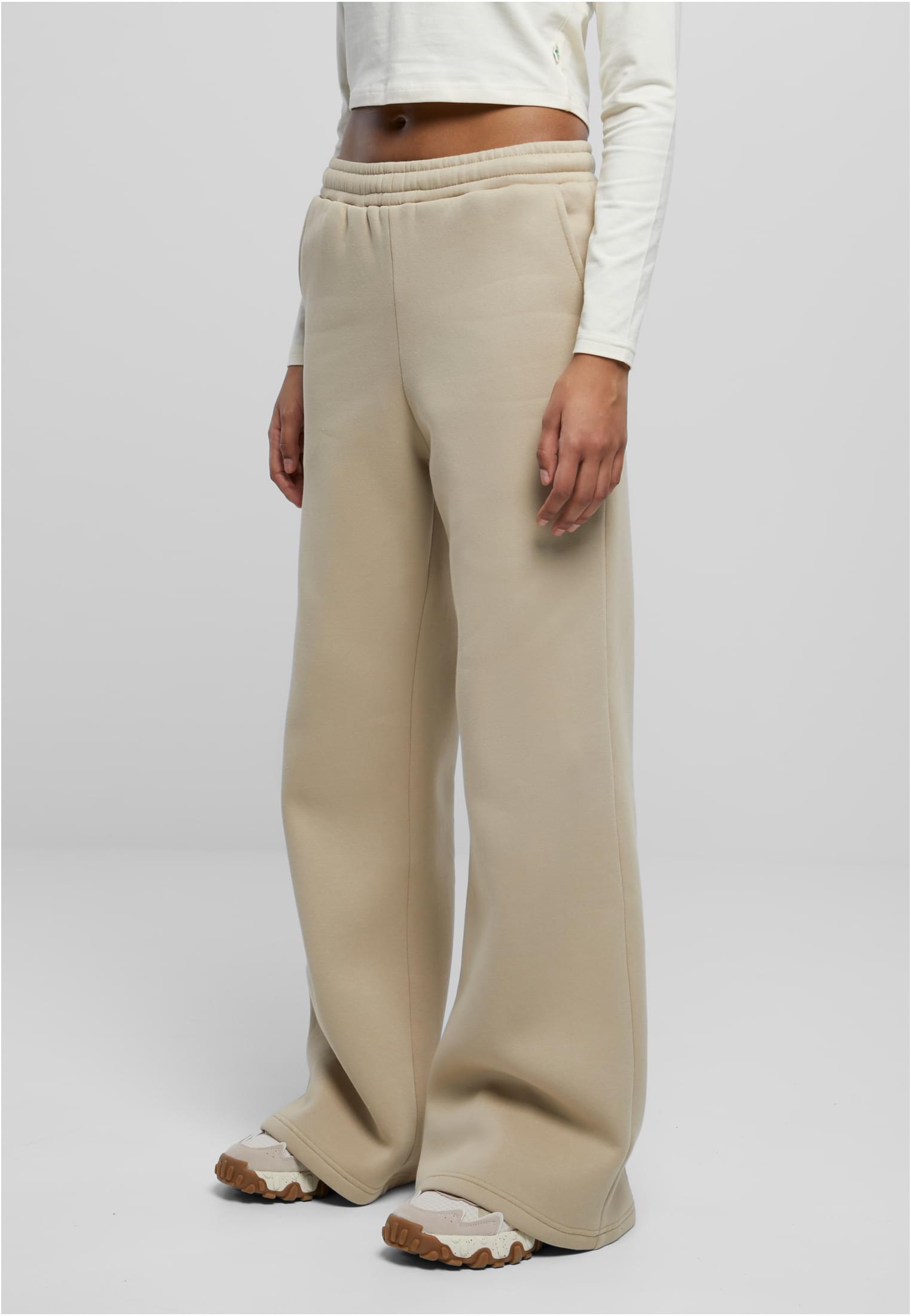 Ladies Organic Ultra Wide Sweat Pants wetsand 3XL - alternate variant 2