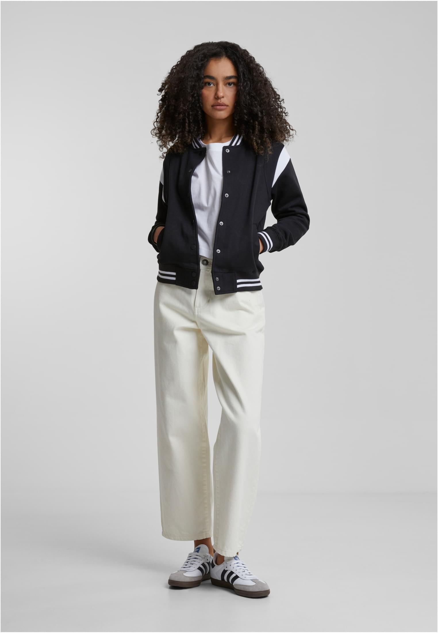 Chaleco para mujer de instituto, negro/blanco, 3XL
 - variant image 2