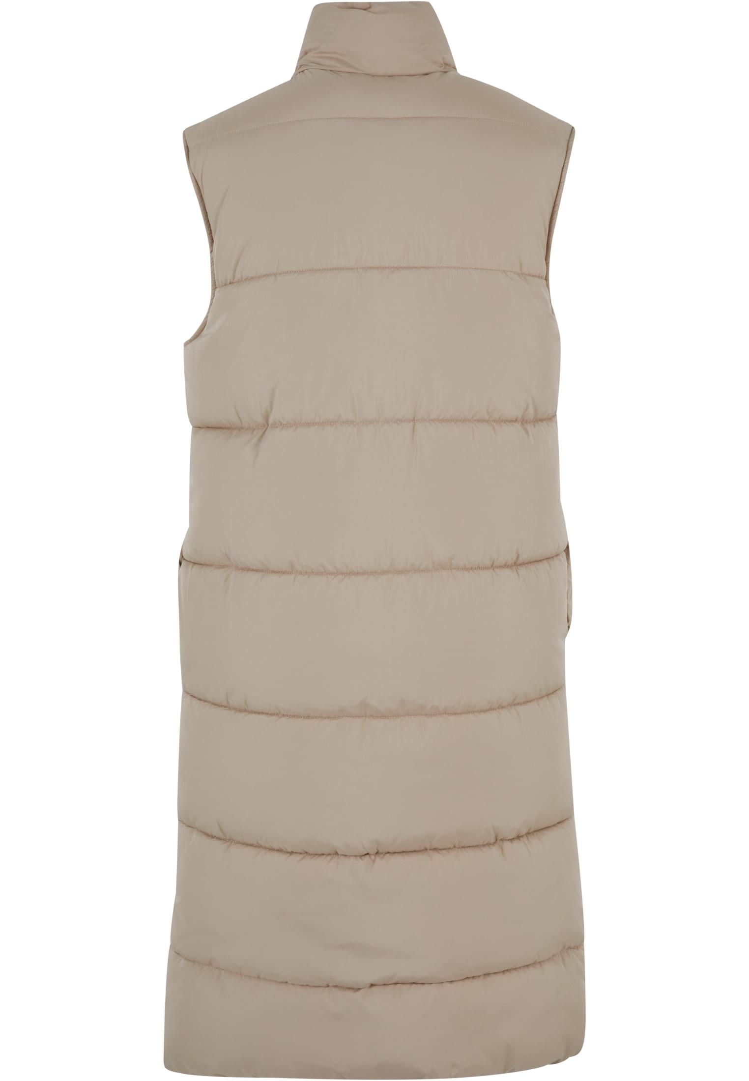 Ladies Long Puffer Vest wetsand 3XL - variant image 6