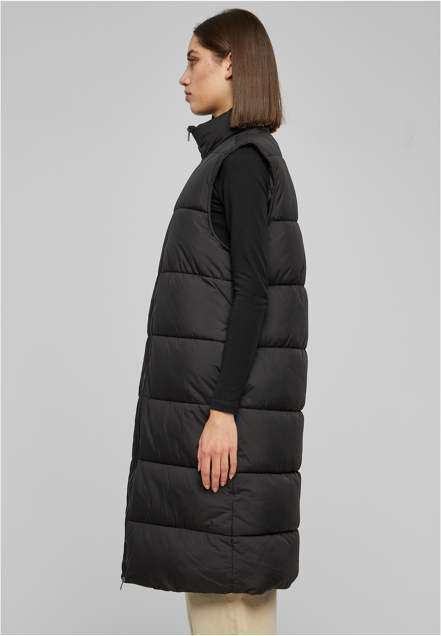 Frauen Langes Daunenweste schwarz 3XL
 - variant image 1