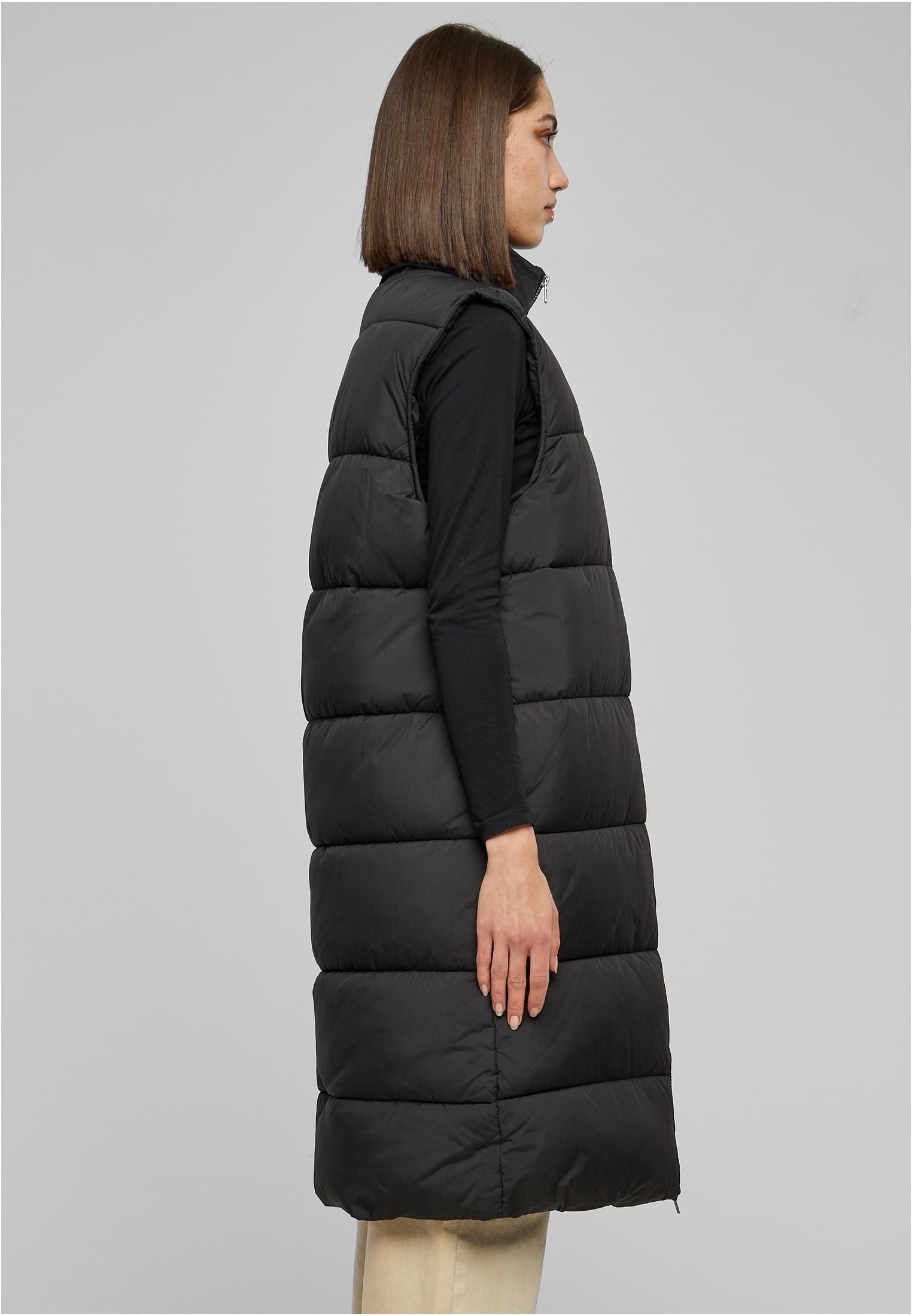 Frauen Langes Daunenweste schwarz 3XL
 - variant image 3