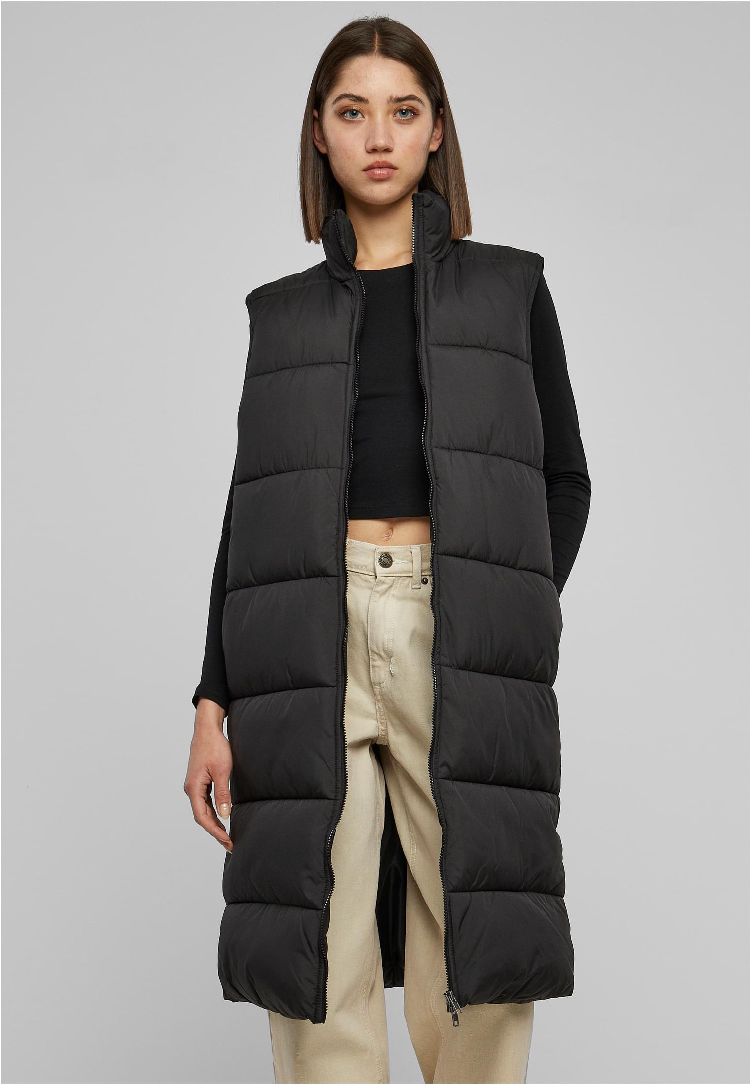 Ladies Long Puffer Vest black 3XL - alternate variant 1