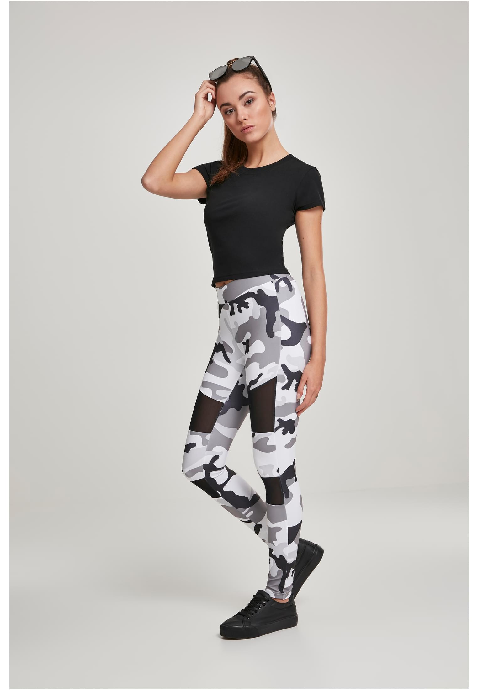 Ladies Camo Tech Mesh Leggings snowcamo 3XL - variant image 4