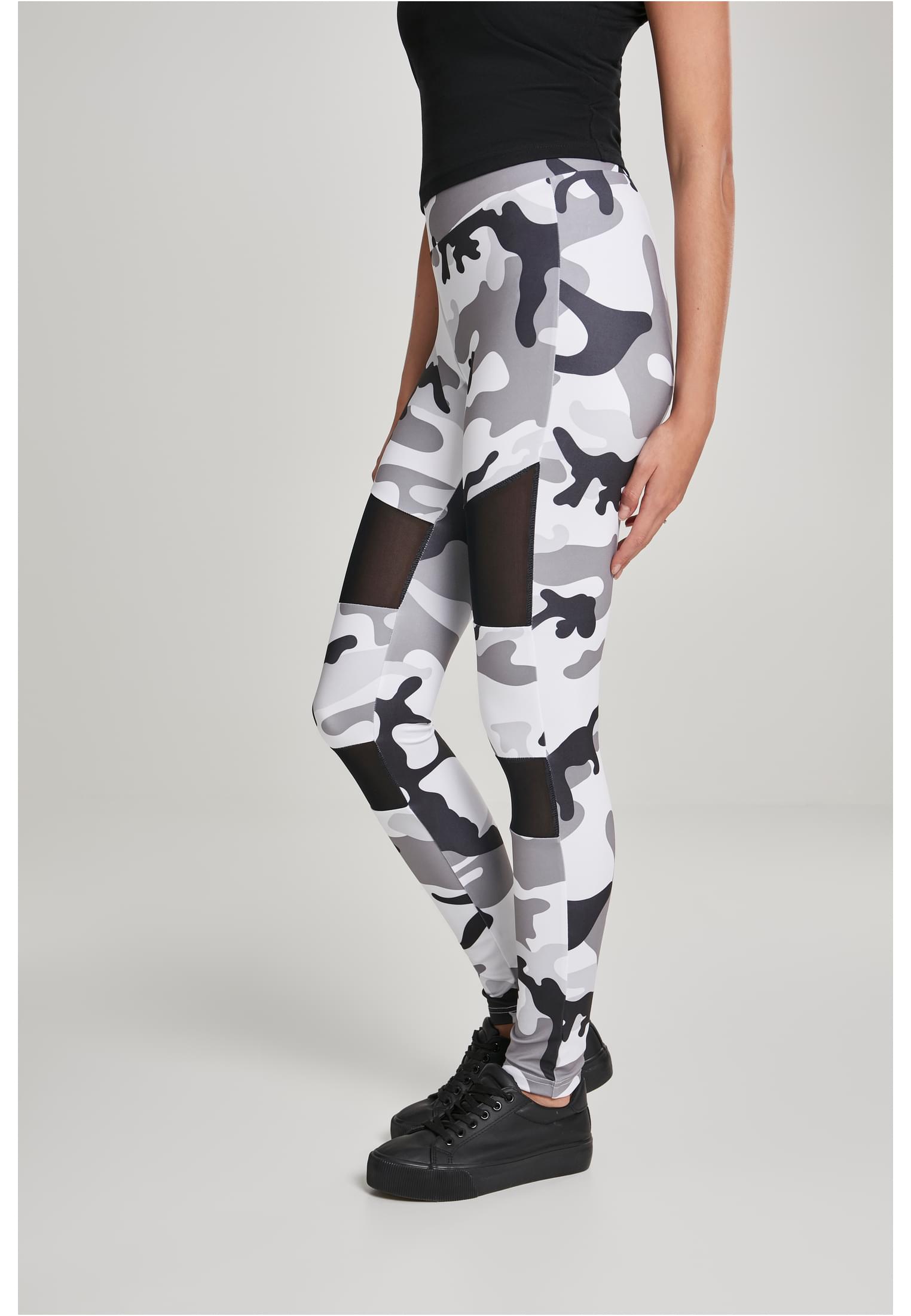 Ladies Camo Tech Mesh Leggings snowcamo 3XL - variant image 1