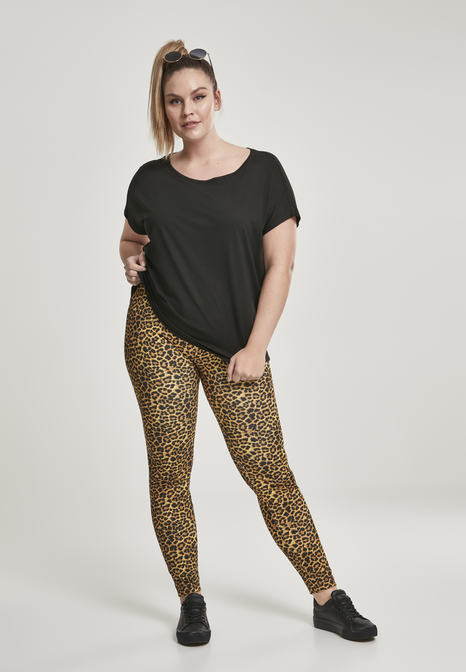 Ladies Pattern Leggings leo 3XL - variant image 5