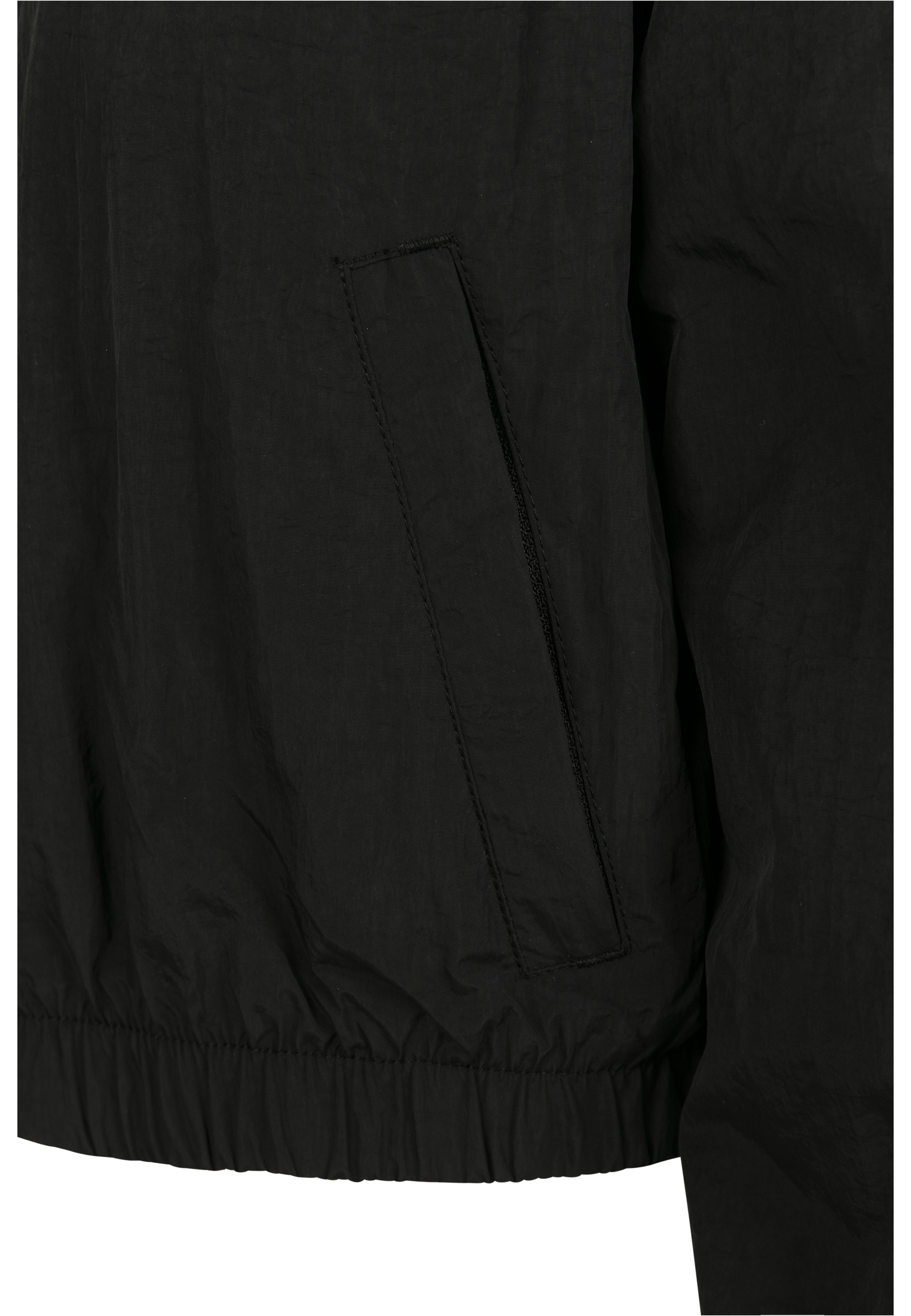 Ladies Short Striped Crinkle Track Jacket blk/wht L - variant image 14