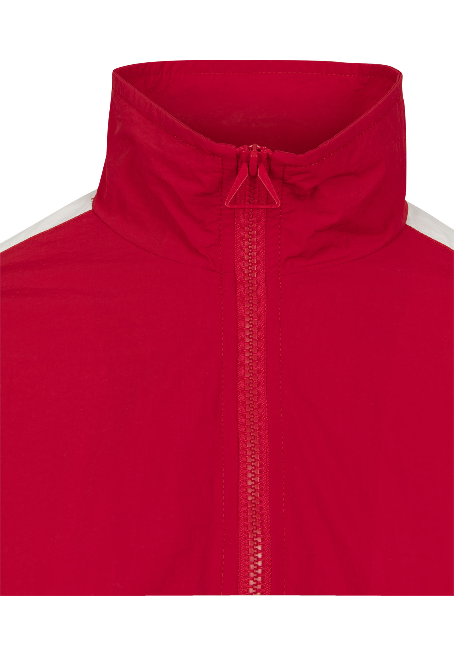 Ladies Short Striped Crinkle Track Jacket red/wht L - variant image 13