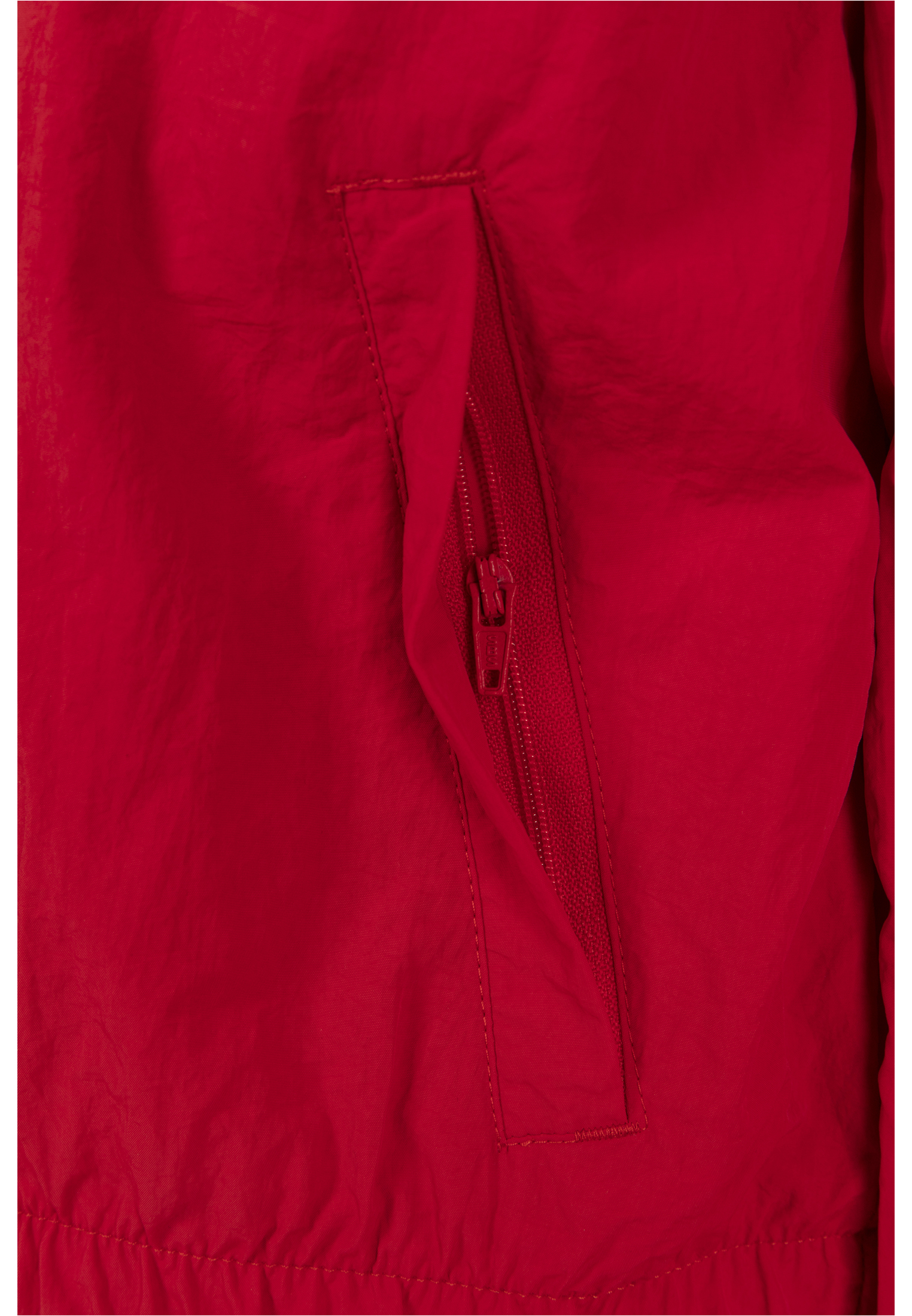 Ladies Short Striped Crinkle Track Jacket red/wht L - variant image 15