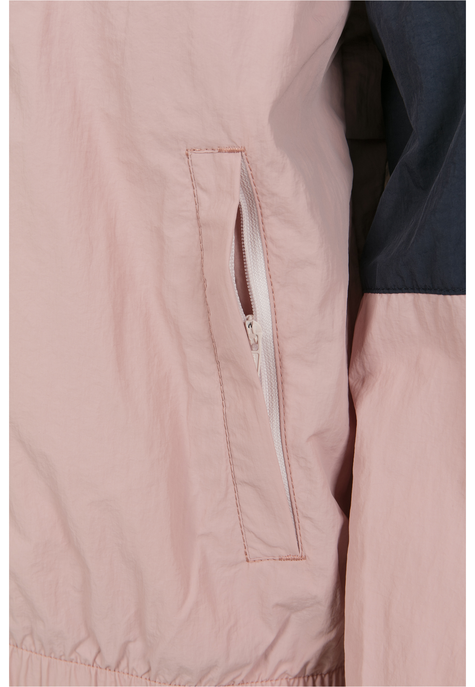 Ladies 3-Tone Crinkle Track Jacket darkrose/nvy/wht 3XL - variant image 11