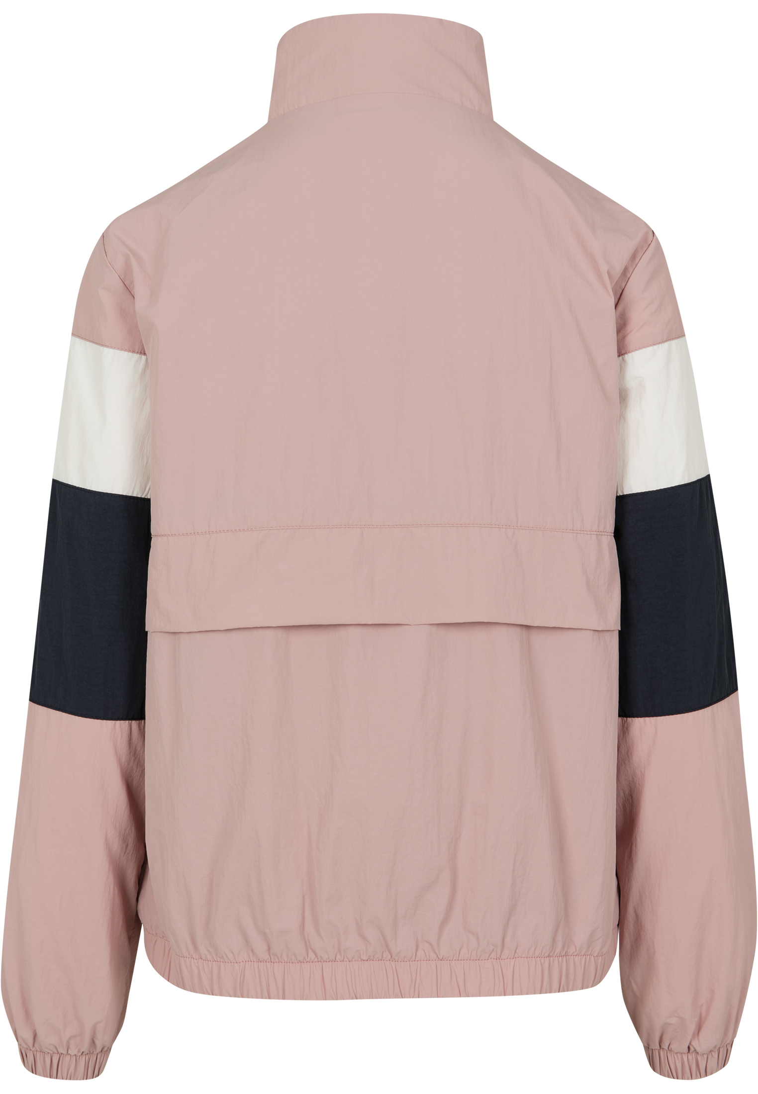 Ladies 3-Tone Crinkle Track Jacket darkrose/nvy/wht 3XL - variant image 7