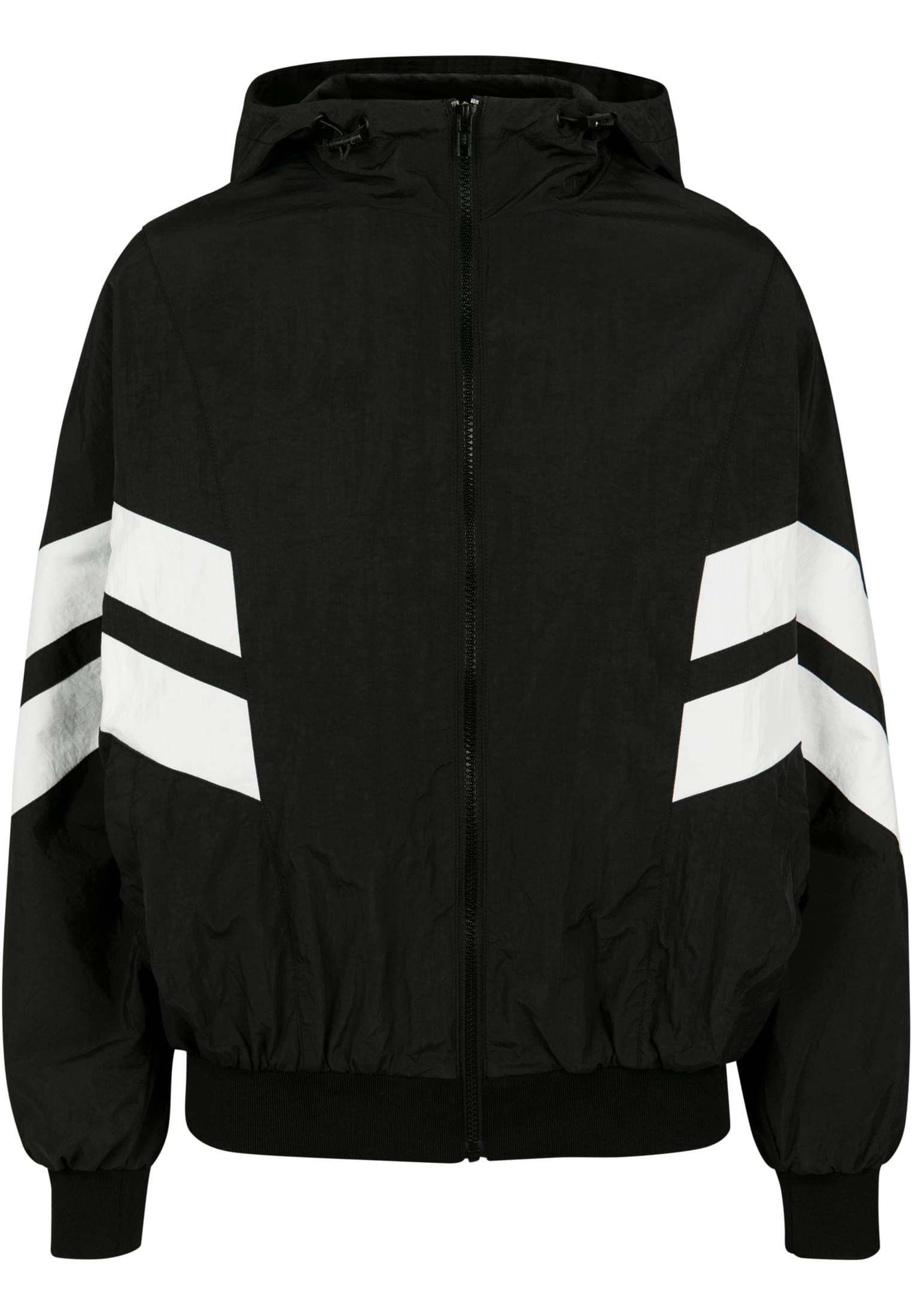 Ladies Crinkle Batwing Jacket blk/wht L - variant image 3