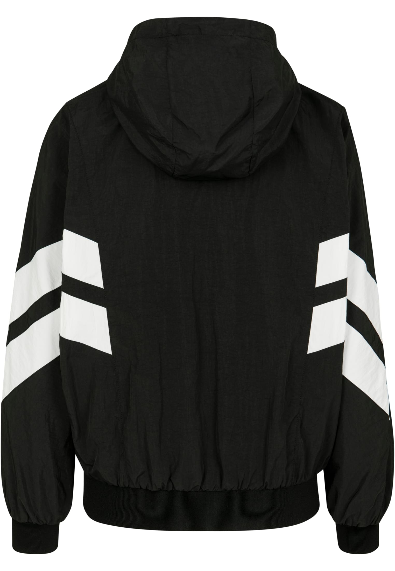 Ladies Crinkle Batwing Jacket blk/wht L - variant image 4