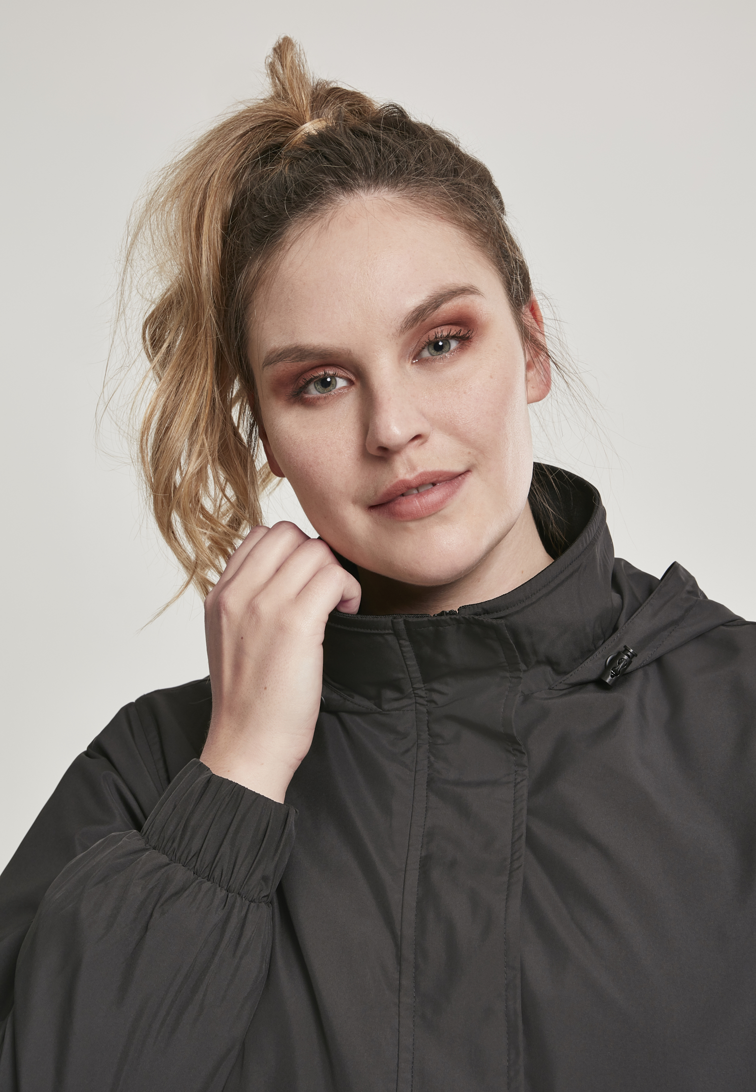 Ladies Panel Pull Over Jacket black 3XL - variant image 5