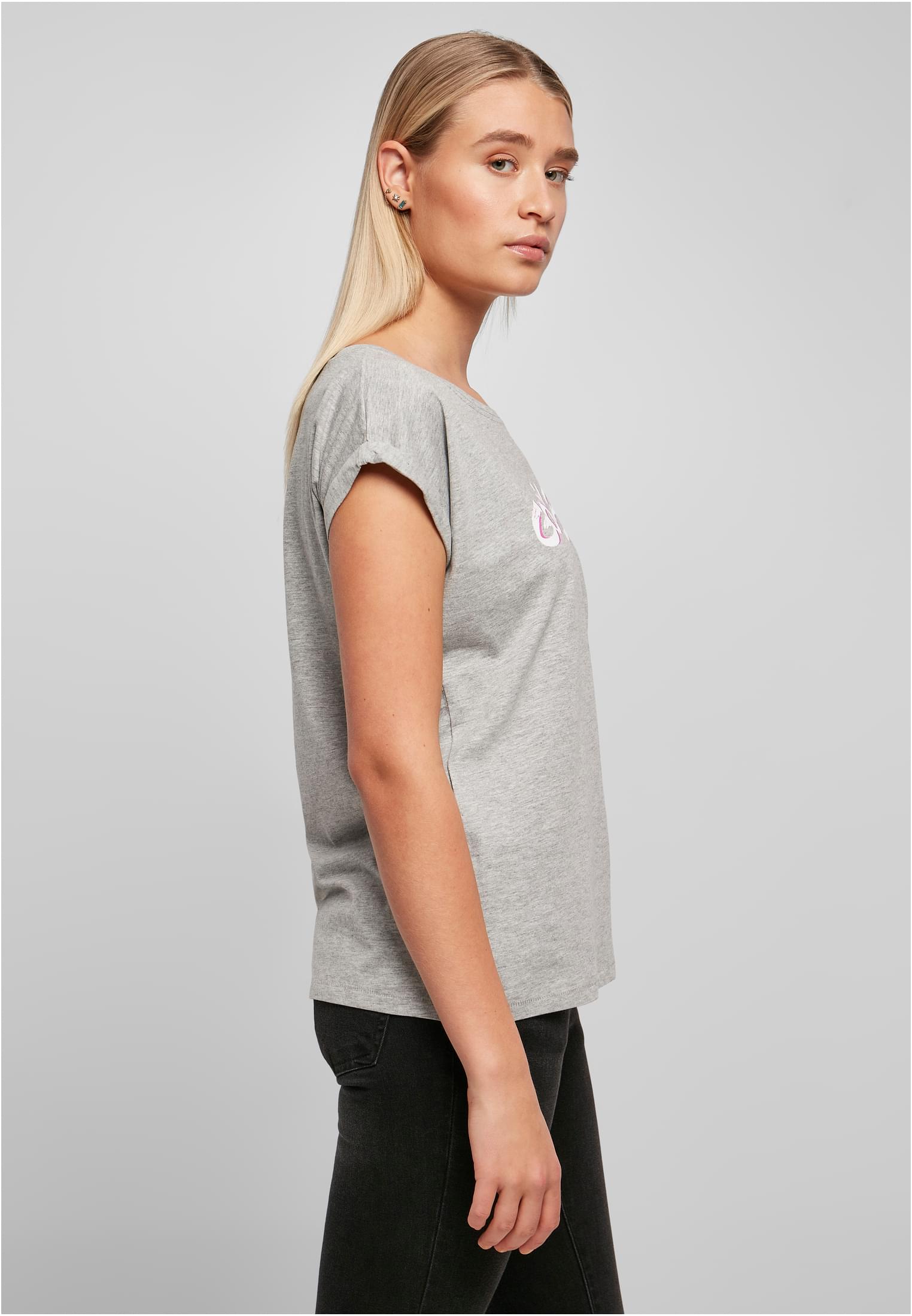 Ladies Gorillaz Logo Tee h.grey L
 - variant image 3