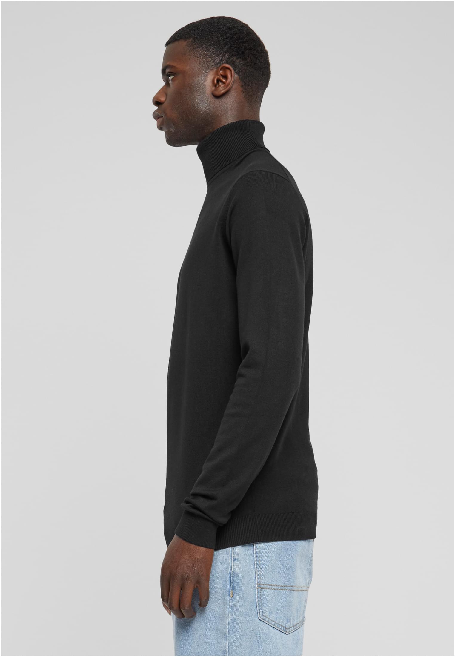 pull col roulé tricoté noir 3XL
 - variant image 1