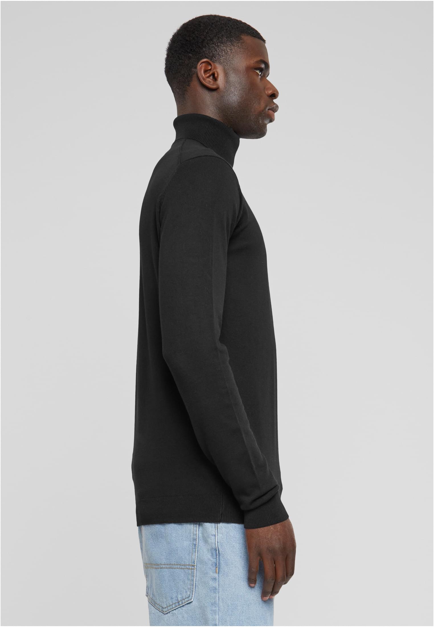 pull col roulé tricoté noir 3XL
 - variant image 3