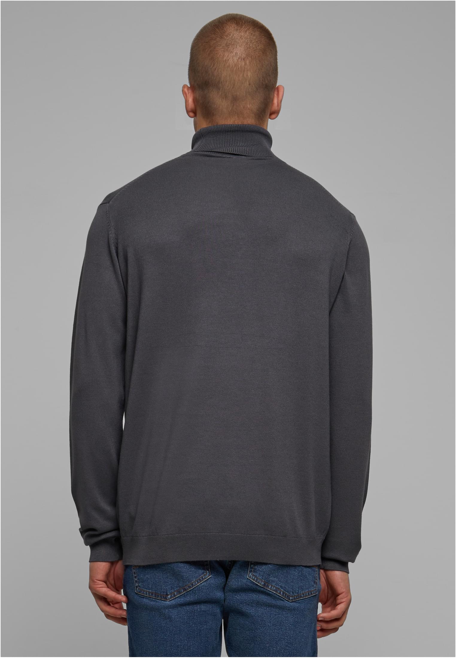 Knitted Turtleneck Sweater darkgrey 3XL - variant image 2