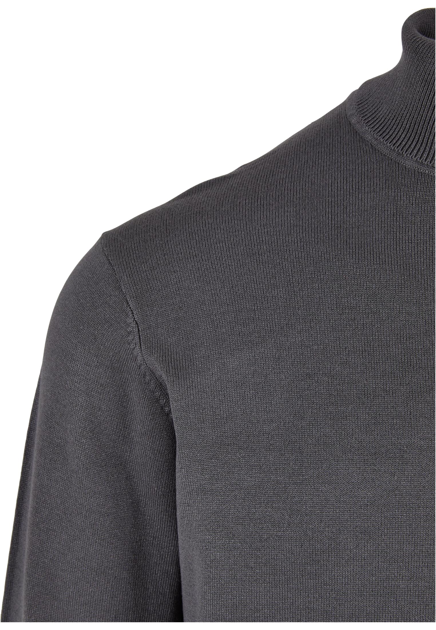 Knitted Turtleneck Sweater darkgrey 3XL - variant image 8