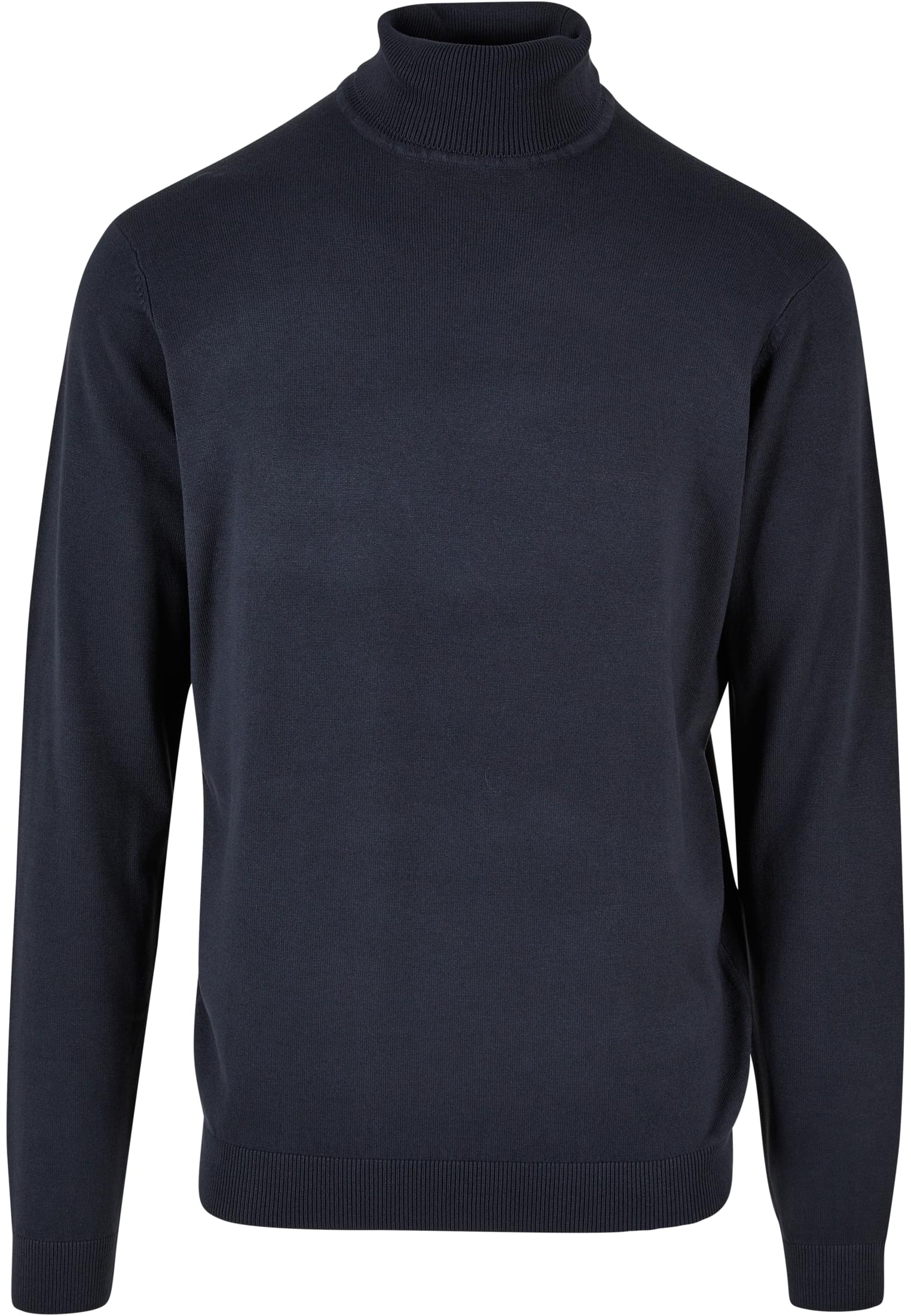 Suéter de cuello alto de punto azul marino 3XL
 - variant image 5