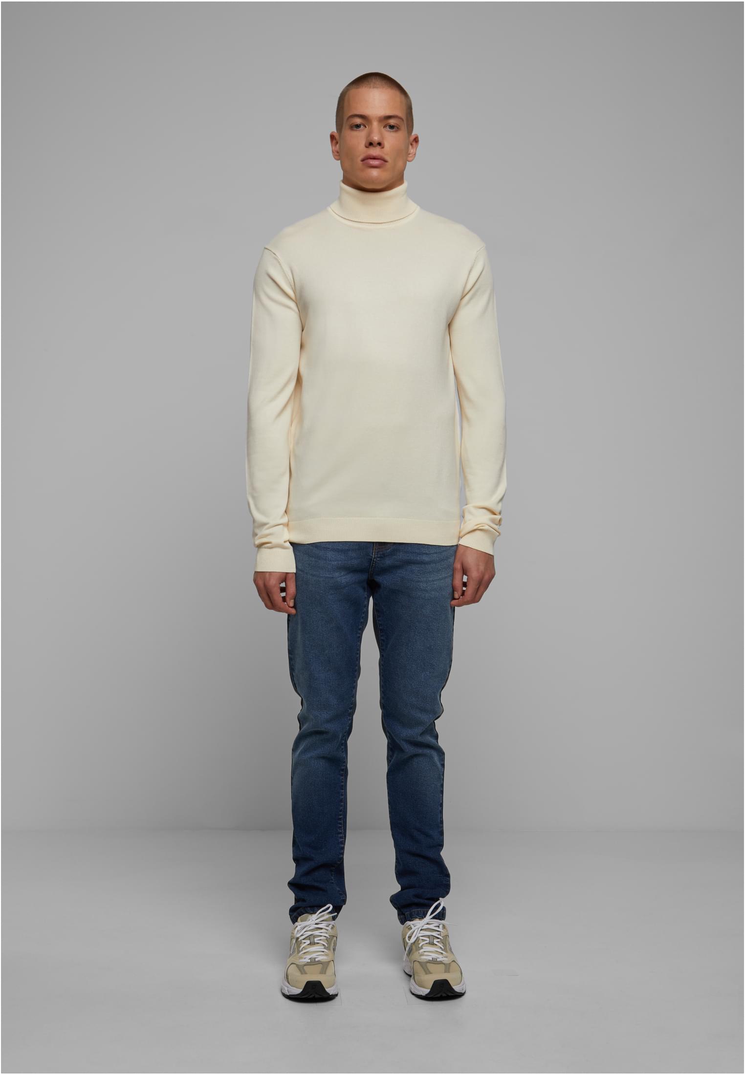 Knitted Turtleneck Sweater whitesand 3XL - variant image 4