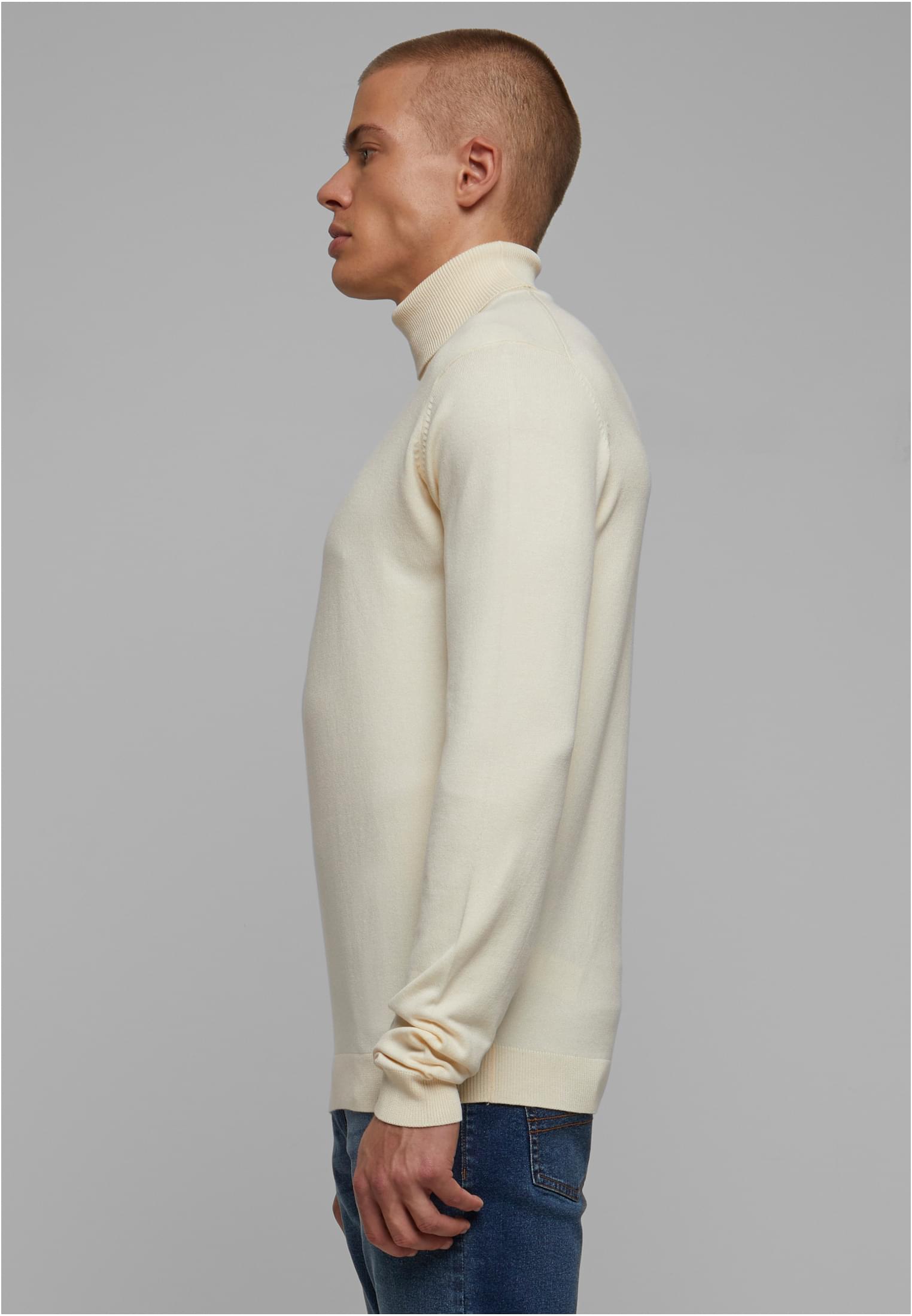 Knitted Turtleneck Sweater whitesand 3XL - variant image 1