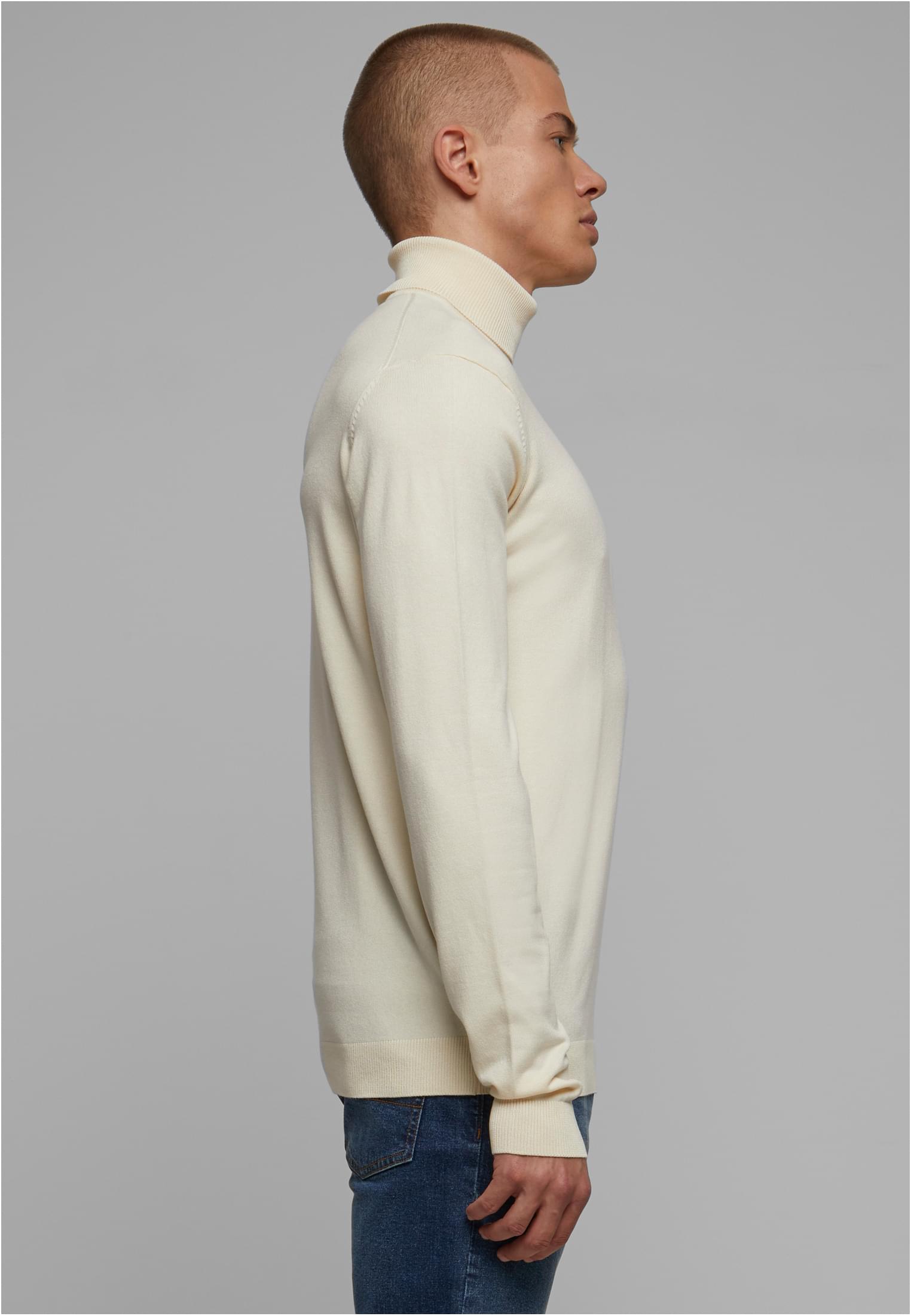 Knitted Turtleneck Sweater whitesand 3XL - variant image 3