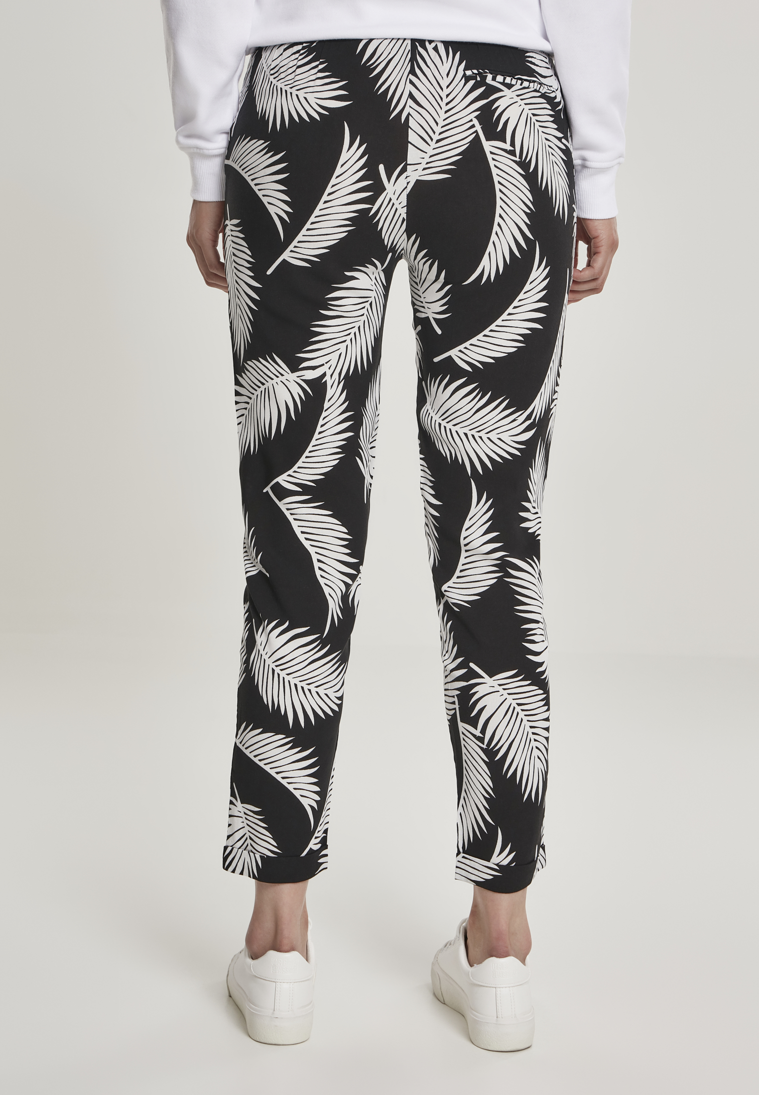 Ladies Elastic Waist AOP Pants frond 3XL - variant image 2
