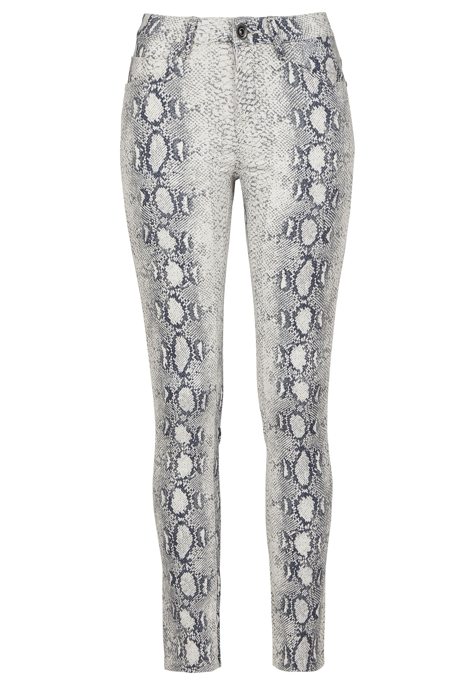Ladies Animal Stretch Twill Skinny Pants offwhite snake 26 - variant image 7