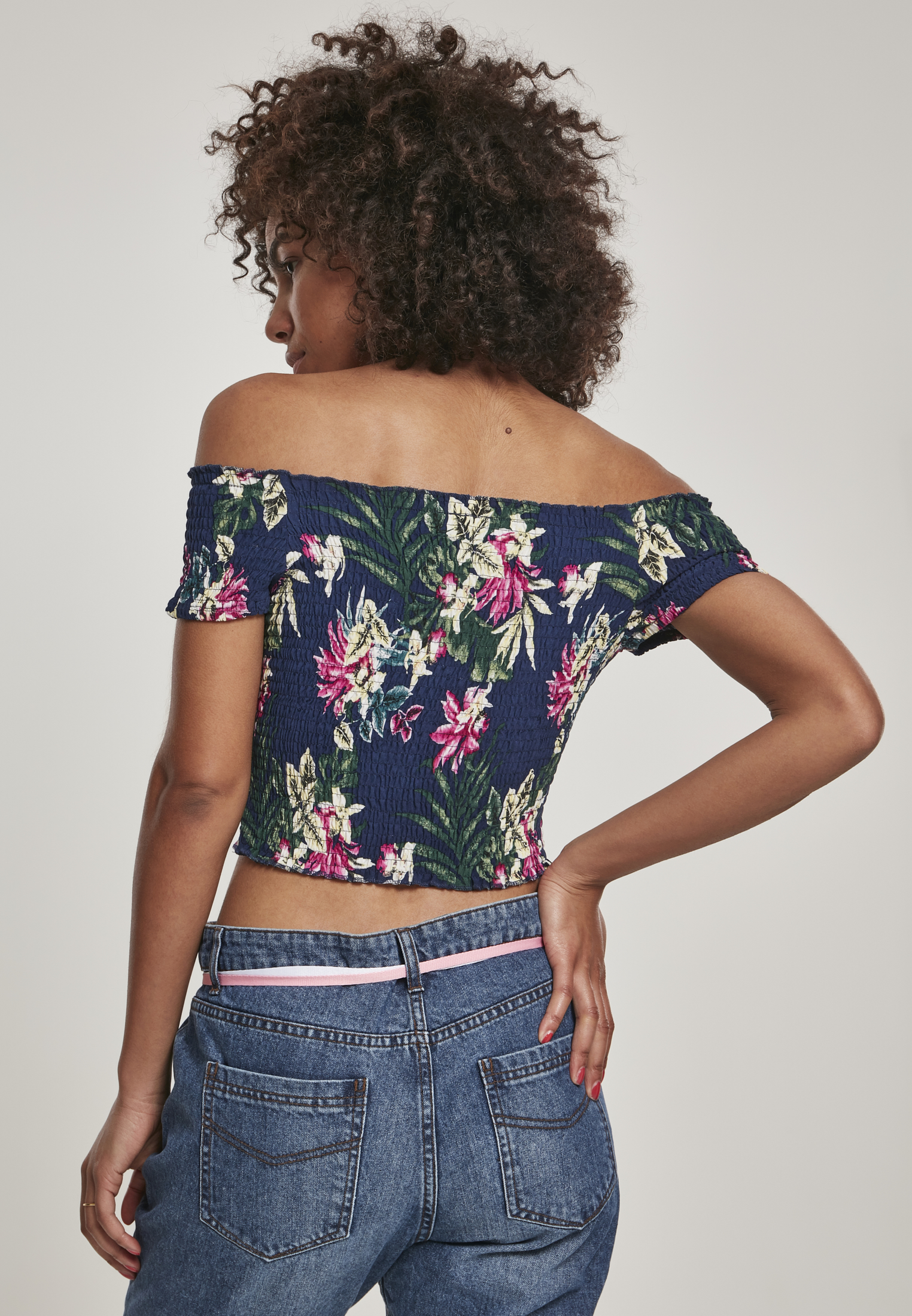 Femmes AOP Tee Smoke fleur L
 - variant image 1