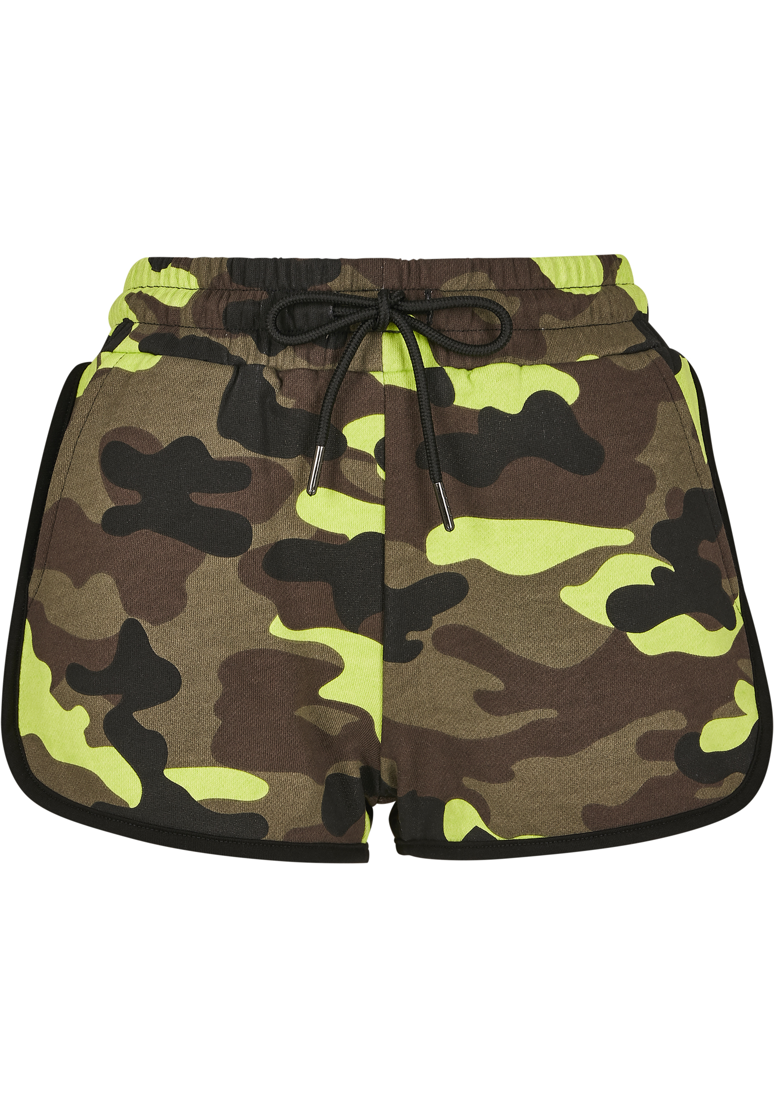 Ladies Printed Camo Hot Pants frozenyellow camo 3XL - variant image 5