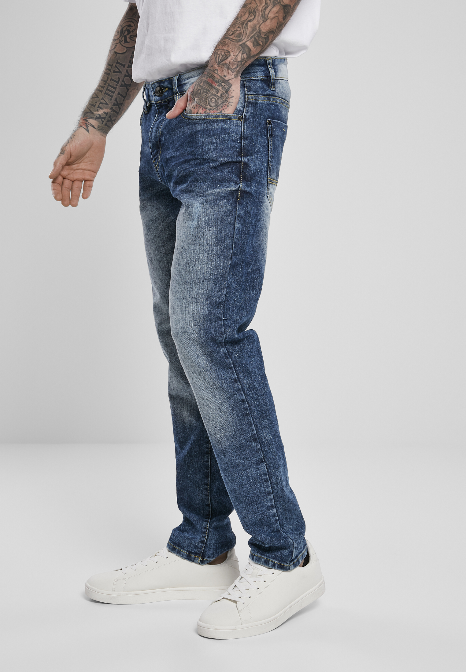 Stretch Basic Denim Skinny Fit md.sand blue 30/32 - variant image 1