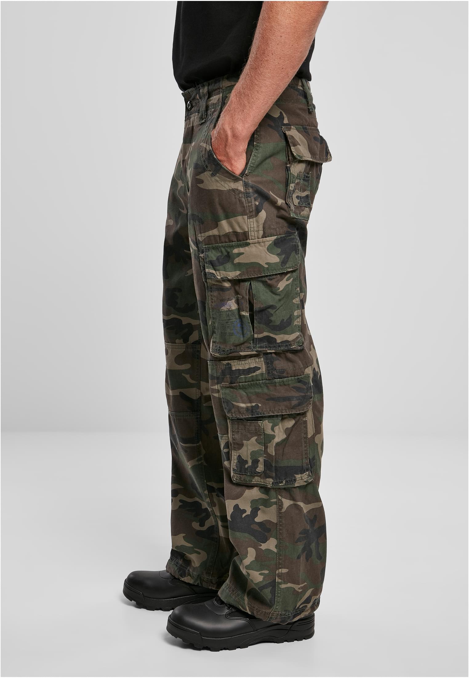 pantalones de carga vintage color camuflaje oliva 3XL
 - variant image 1