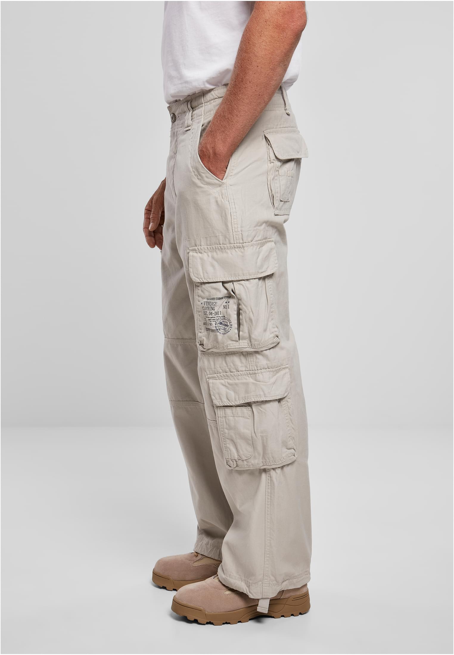 pantalones de carga vintage blancos 3XL
 - variant image 1