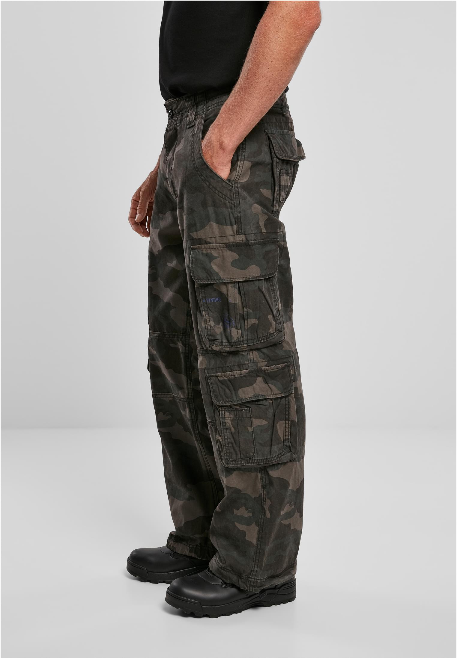 Pantalones de carga vintage color camuflaje oscuro 3XL
 - variant image 1