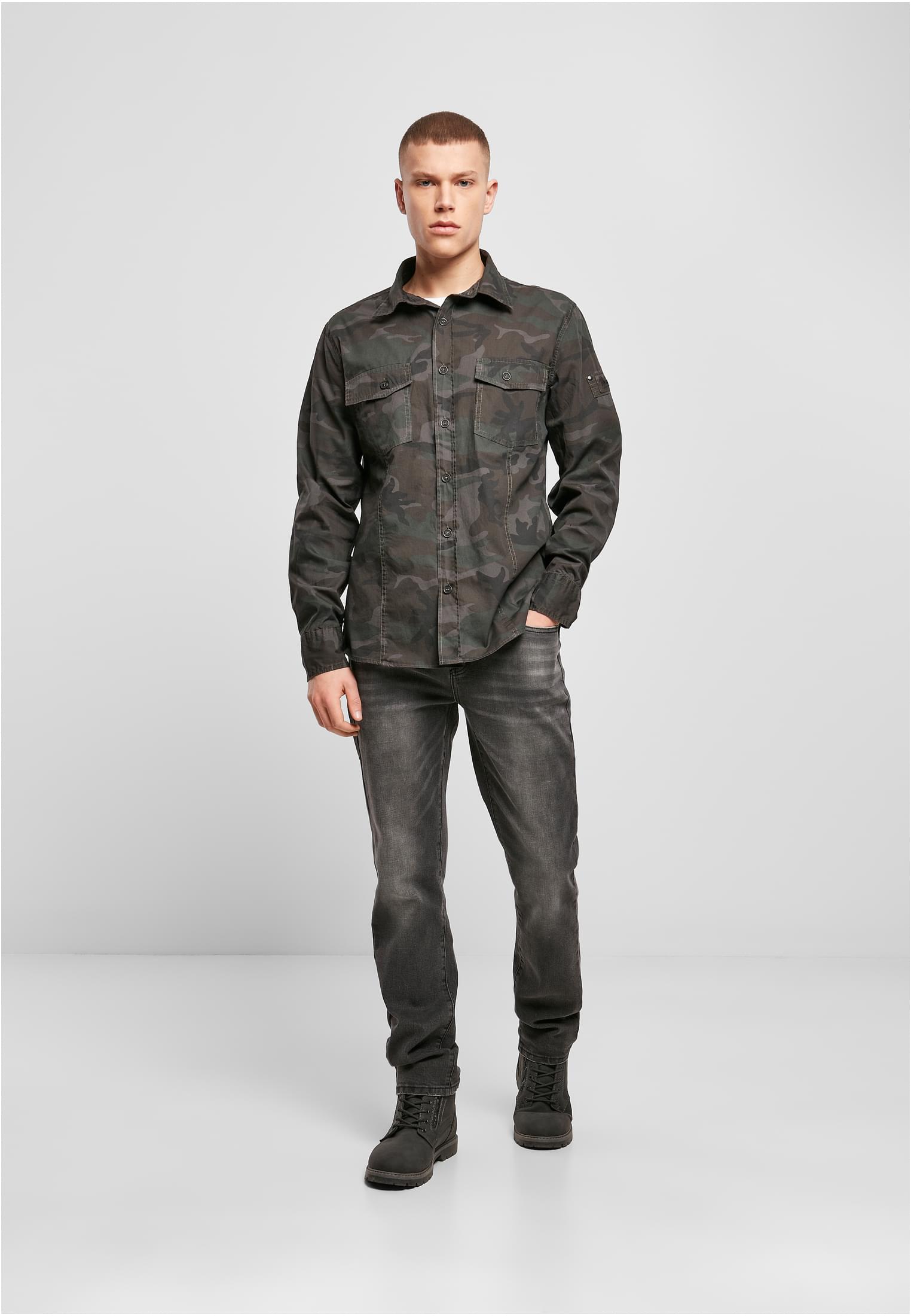 Camiseta Trabajador Delgado camuflaje oliva 3XL
 - variant image 4