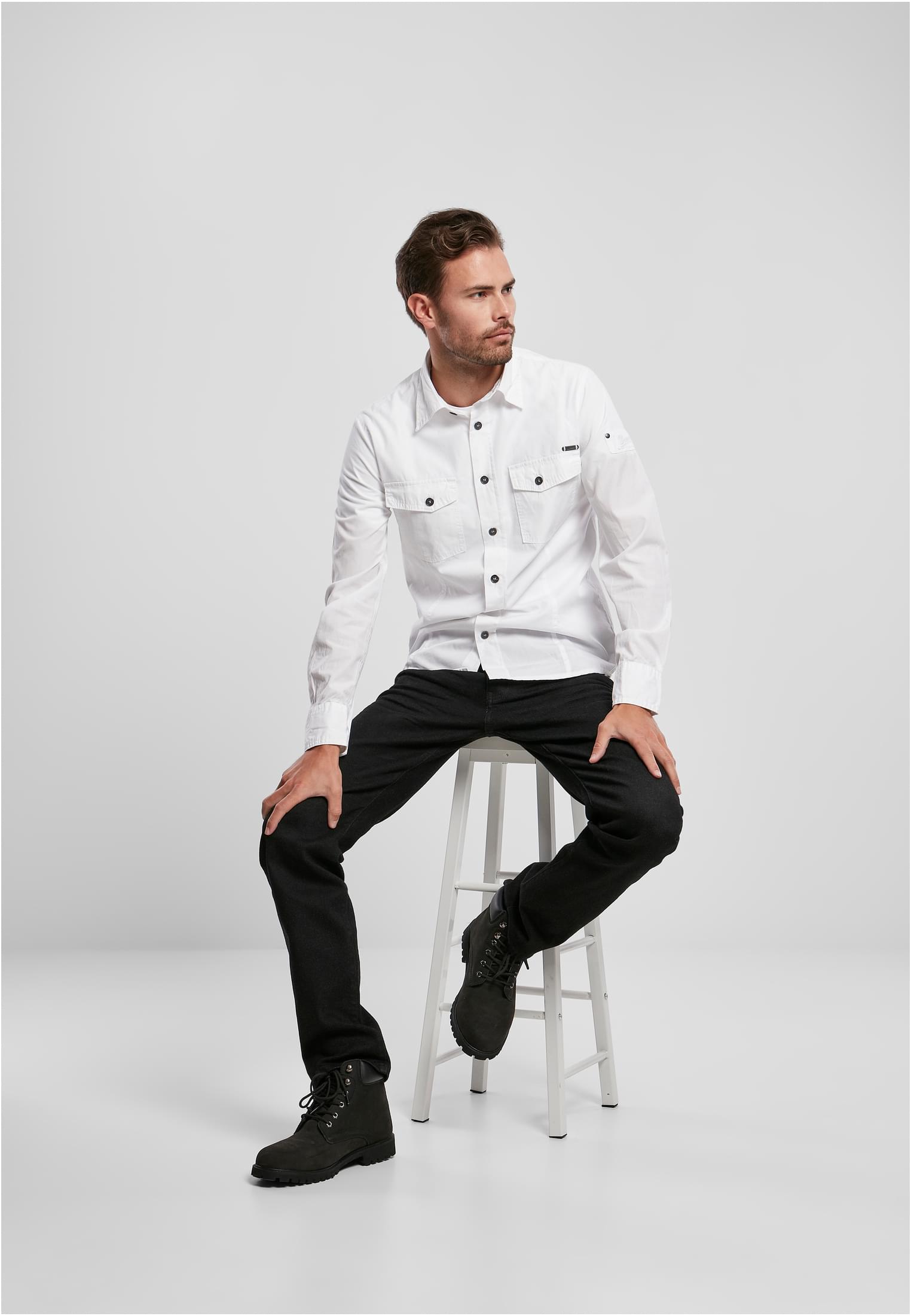 Camisa Trabajador Delgado blanco 3XL
 - variant image 4