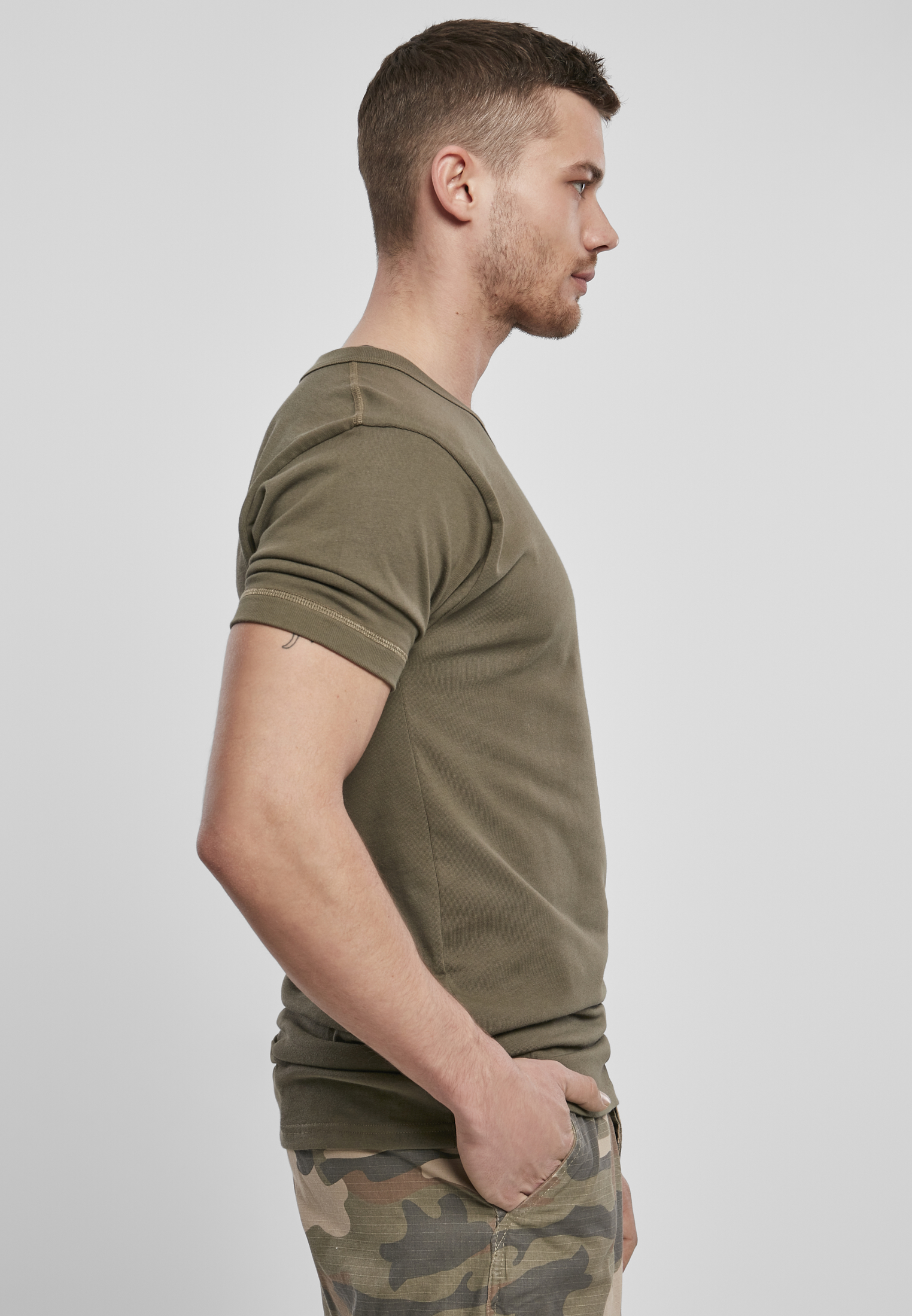 BW Camiseta interior verde oliva L
 - variant image 3