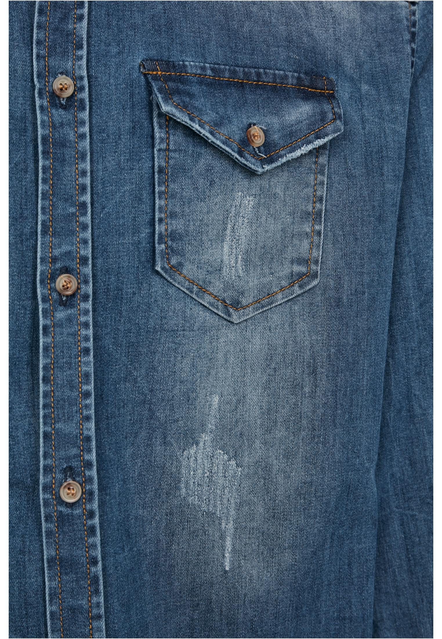 Riley Camisa de mezclilla azul lavado 3XL
 - variant image 9