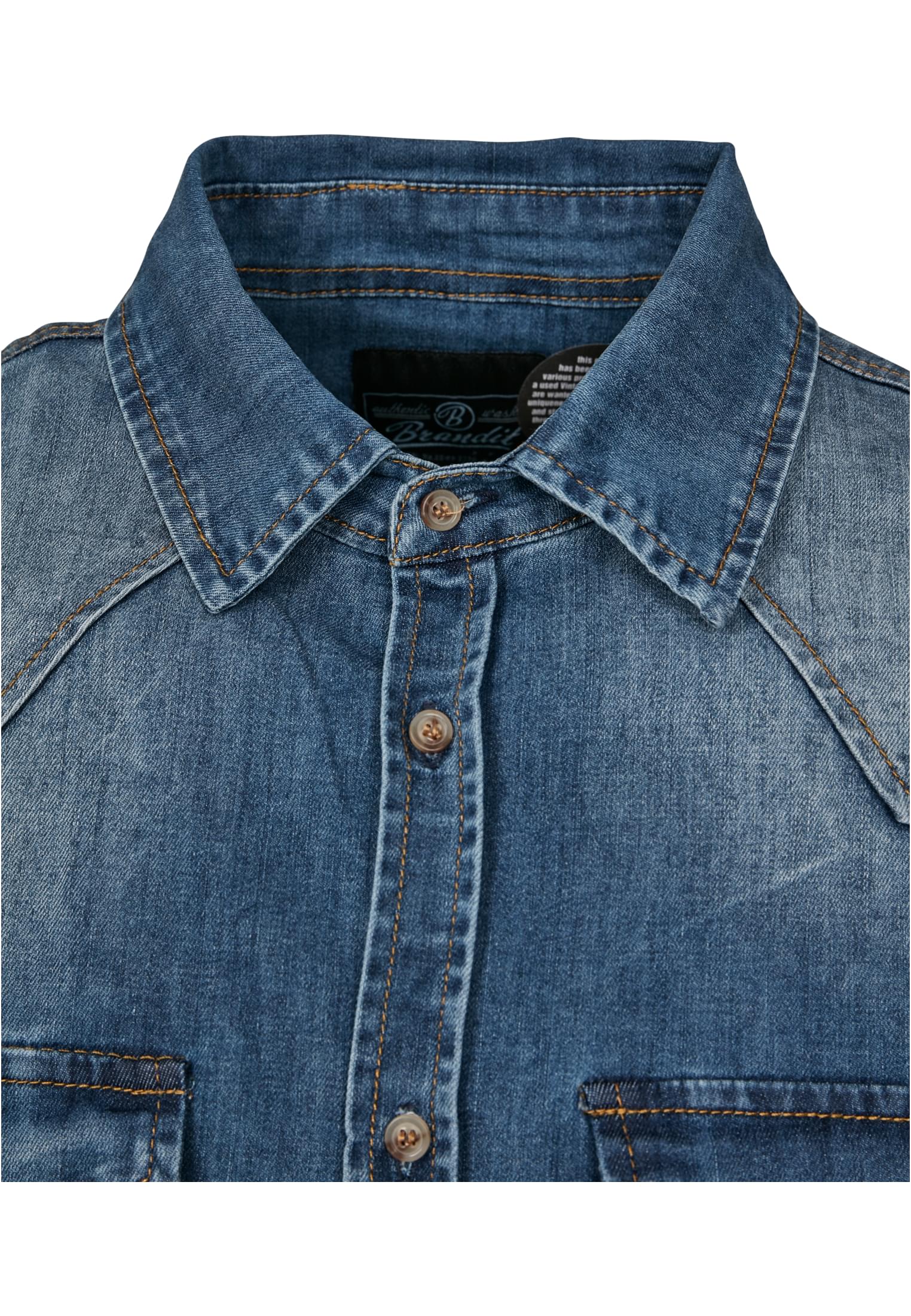 Riley Camisa de mezclilla azul lavado 3XL
 - variant image 7
