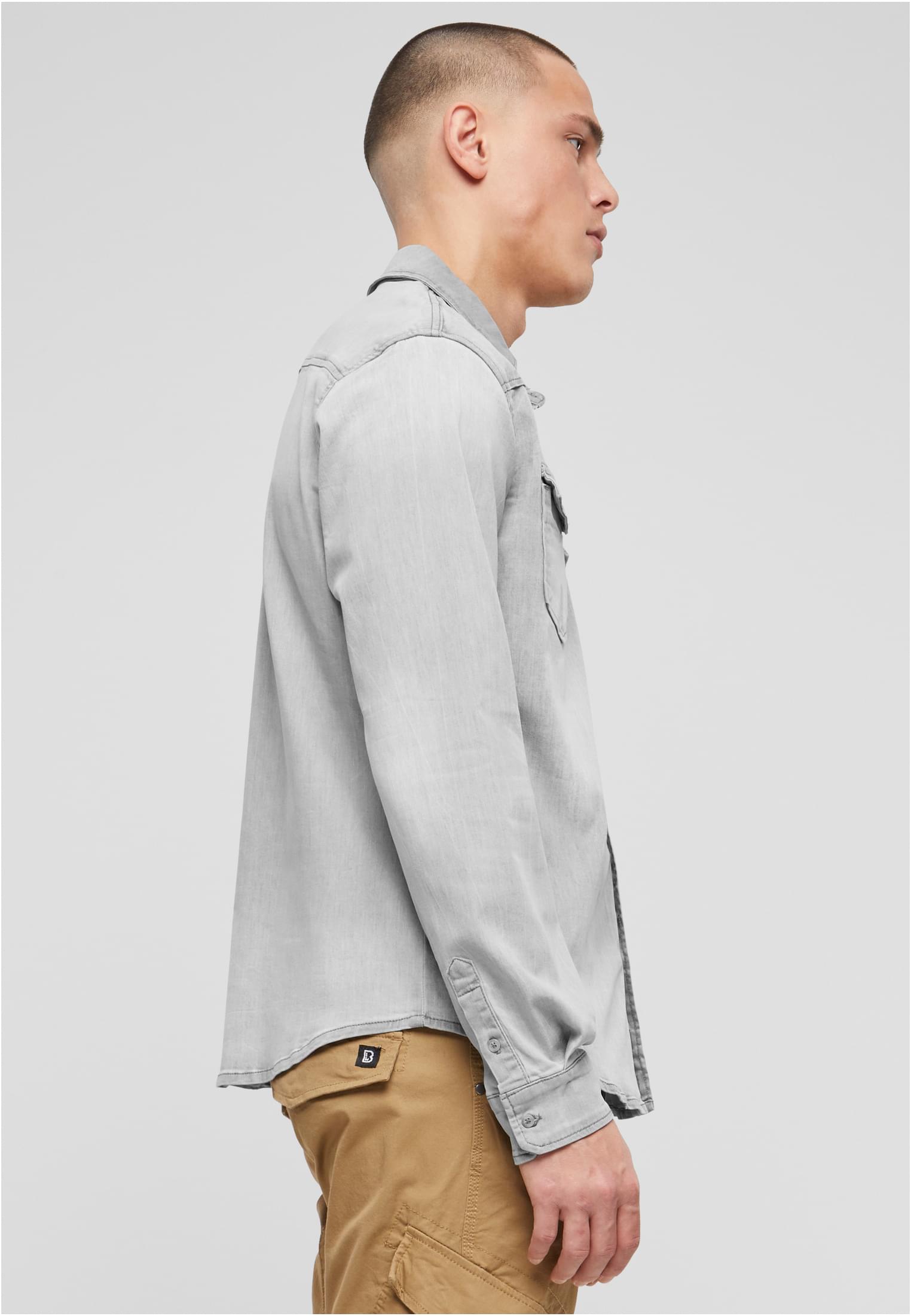 Riley Camisa de mezclilla gris 3XL
 - variant image 3