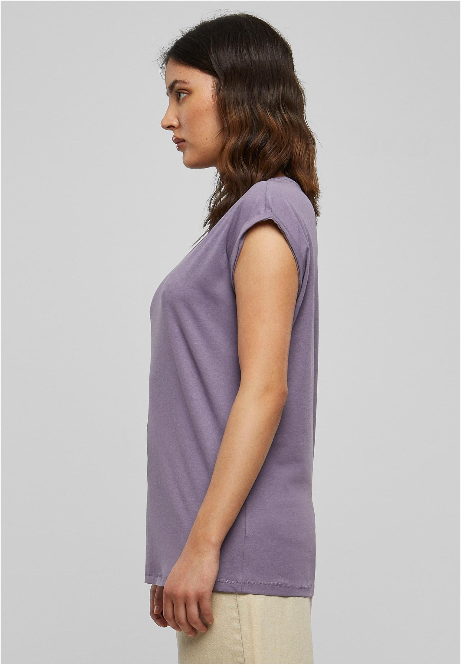 Frauen Verlängerter Schulter T-Shirt dustypurple 3XL
 - variant image 1