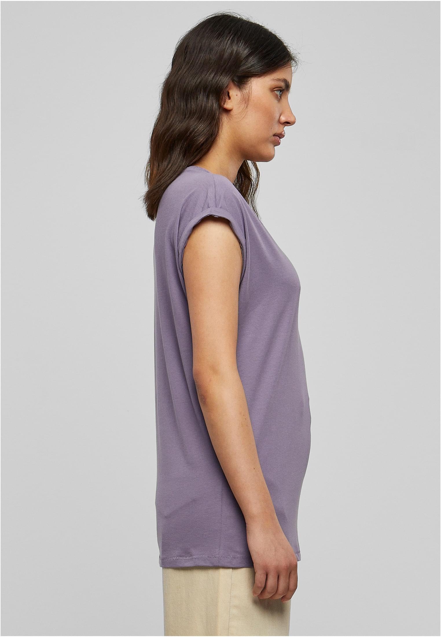 Frauen Verlängerter Schulter T-Shirt dustypurple 3XL
 - variant image 3