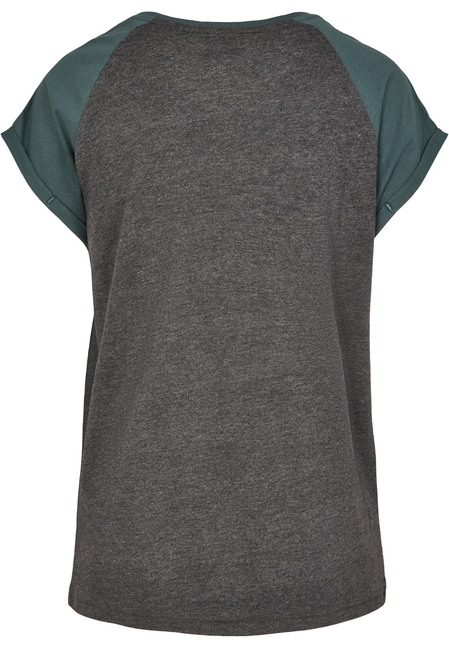T-shirt contrastées femme Raglan 3XL charbon/bouteille verte
 - variant image 6