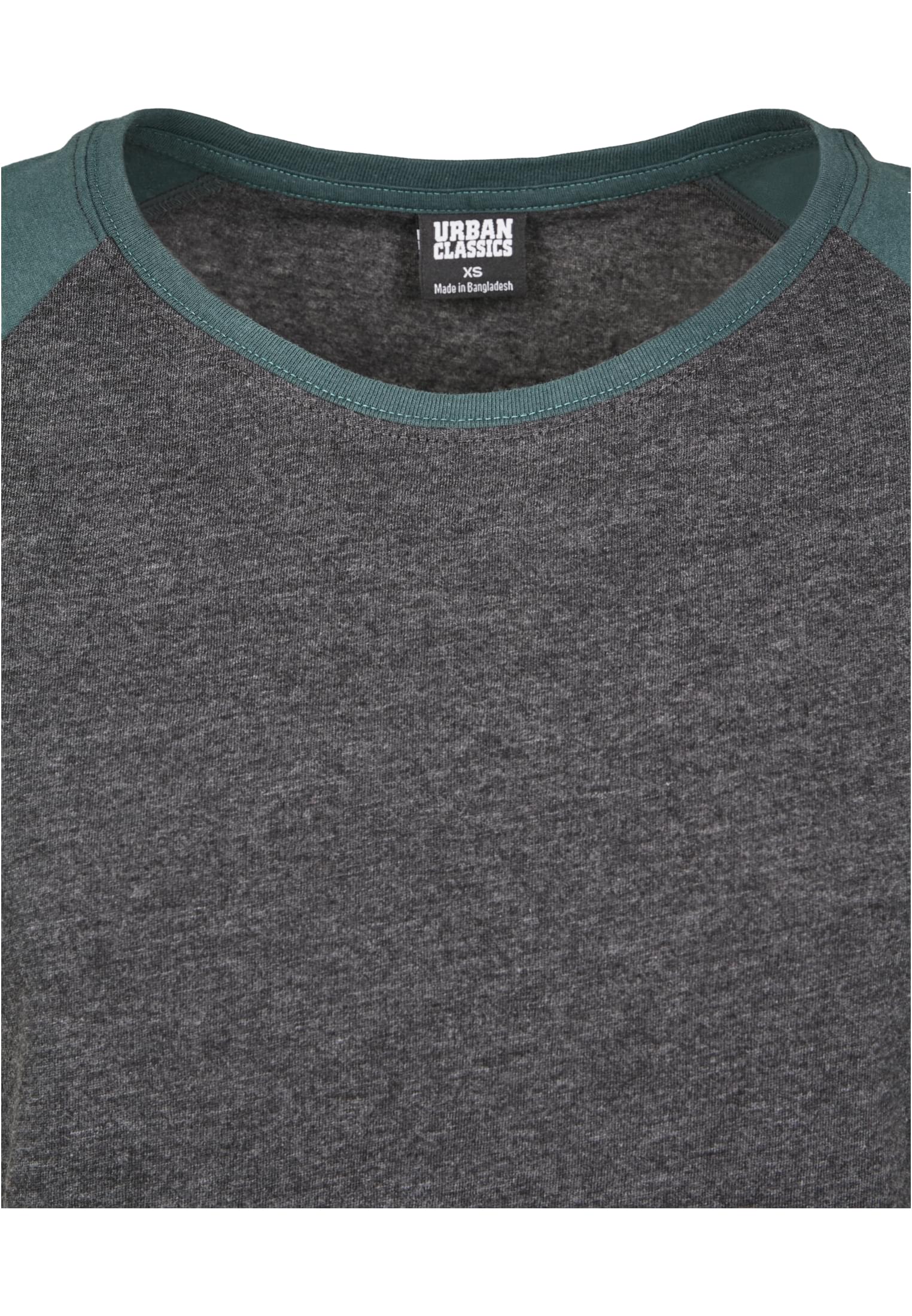 T-shirt contrastées femme Raglan 3XL charbon/bouteille verte
 - variant image 7