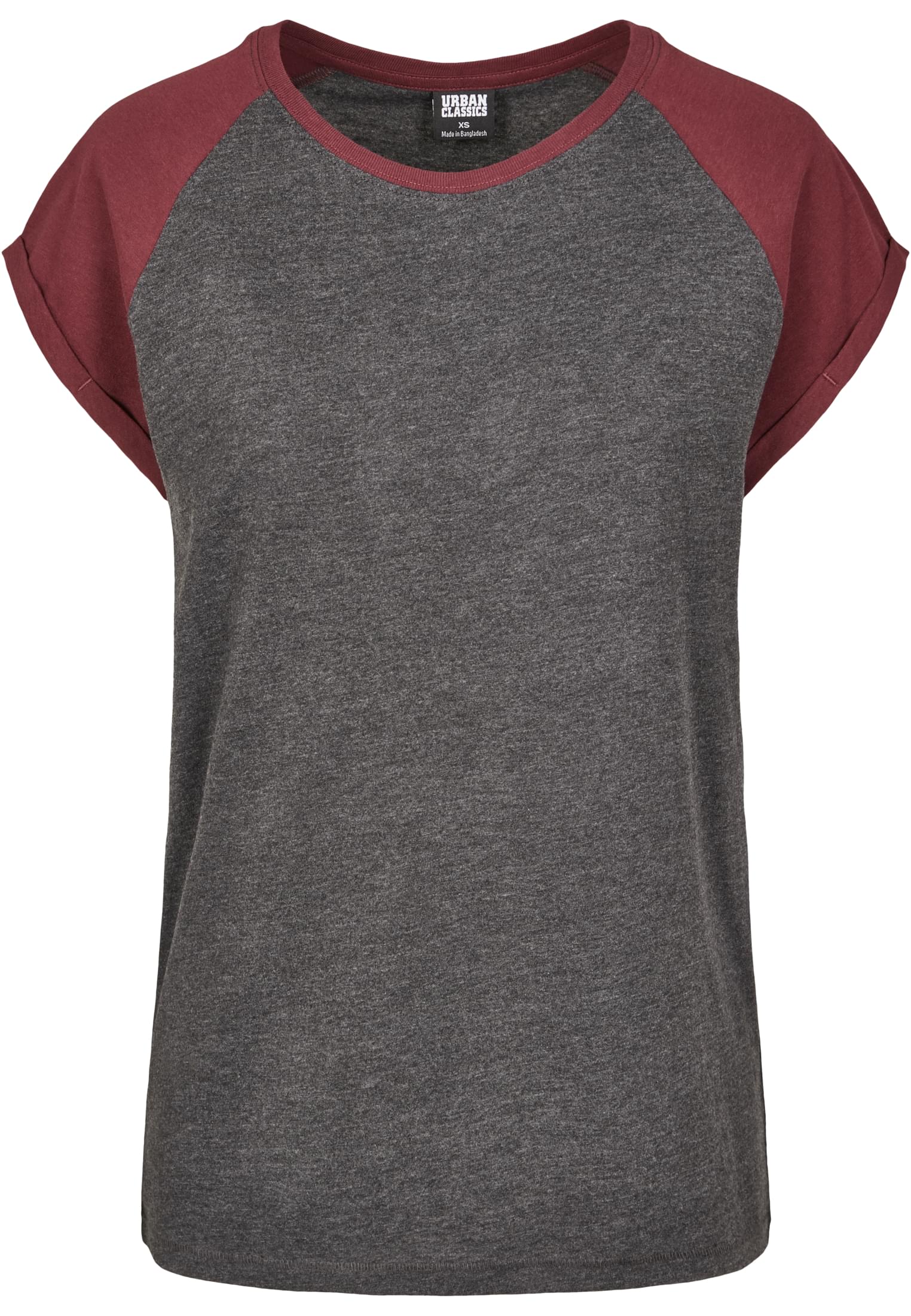 T-shirt contrast raglan femme 3XL gris/vin
 - variant image 5