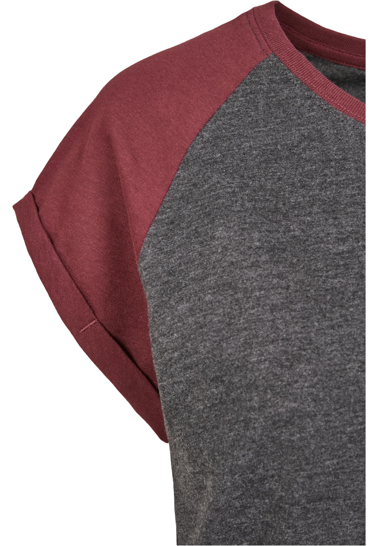 T-shirt contrast raglan femme 3XL gris/vin
 - variant image 8