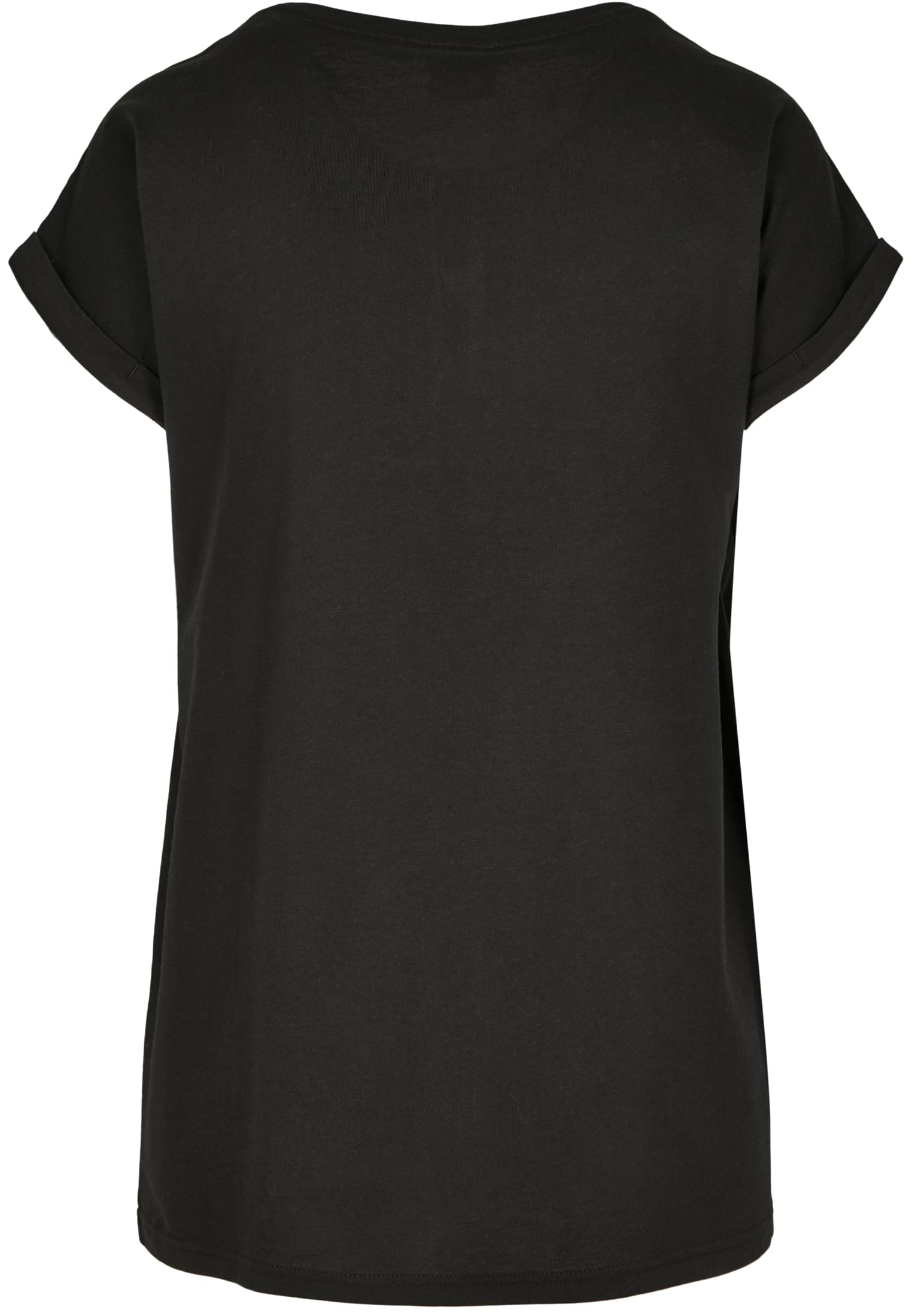 Femmes T-shirt Longue Épaules Organique Étendu Noir 3XL
 - variant image 6