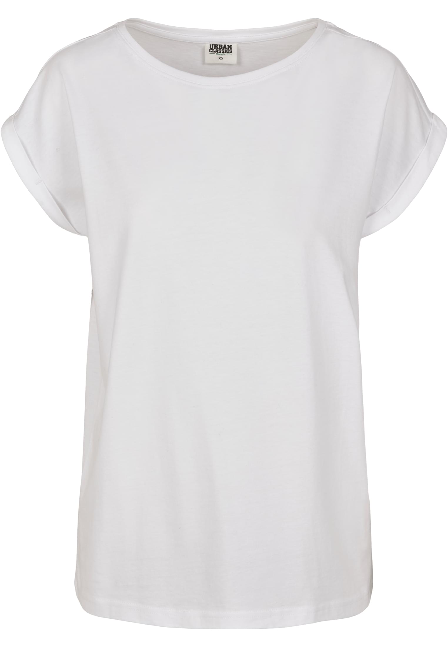 Mujeres Camiseta Amplia Hombro Orgánica Blanca 3XL
 - variant image 6