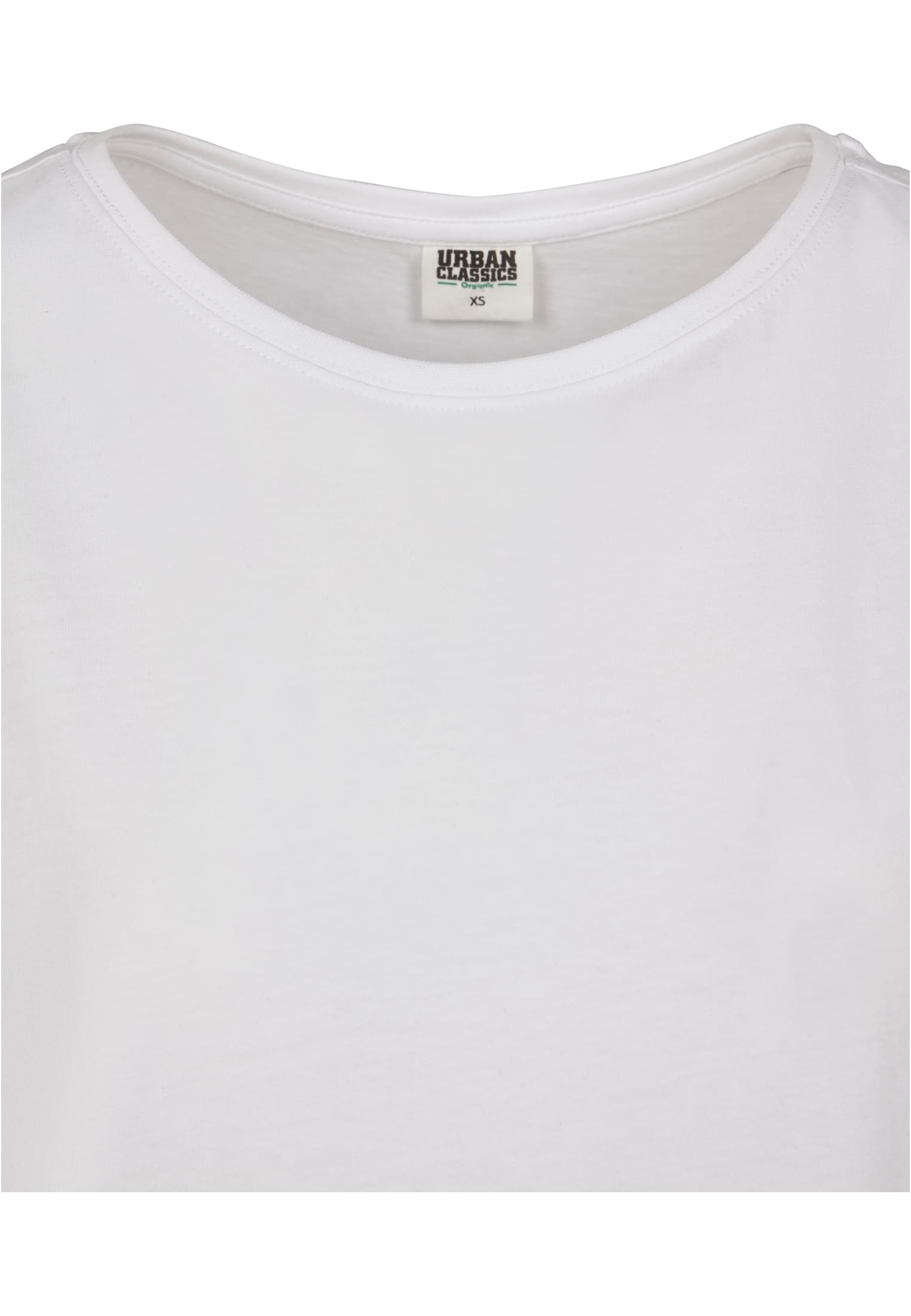 Mujeres Camiseta Amplia Hombro Orgánica Blanca 3XL
 - variant image 8