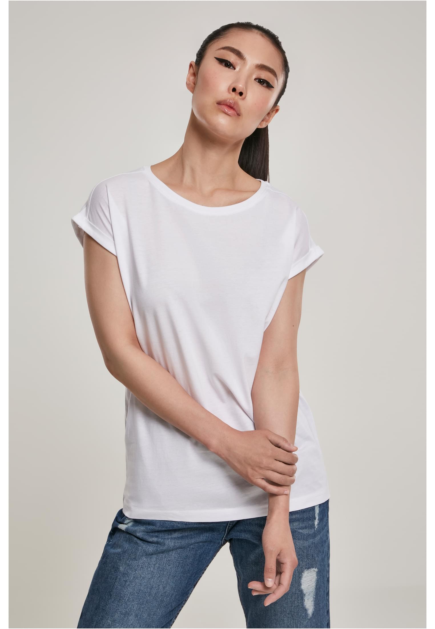 Femmes T-shirt Épaule Étendue Organique Blanc 3XL
 - alternate variant 4